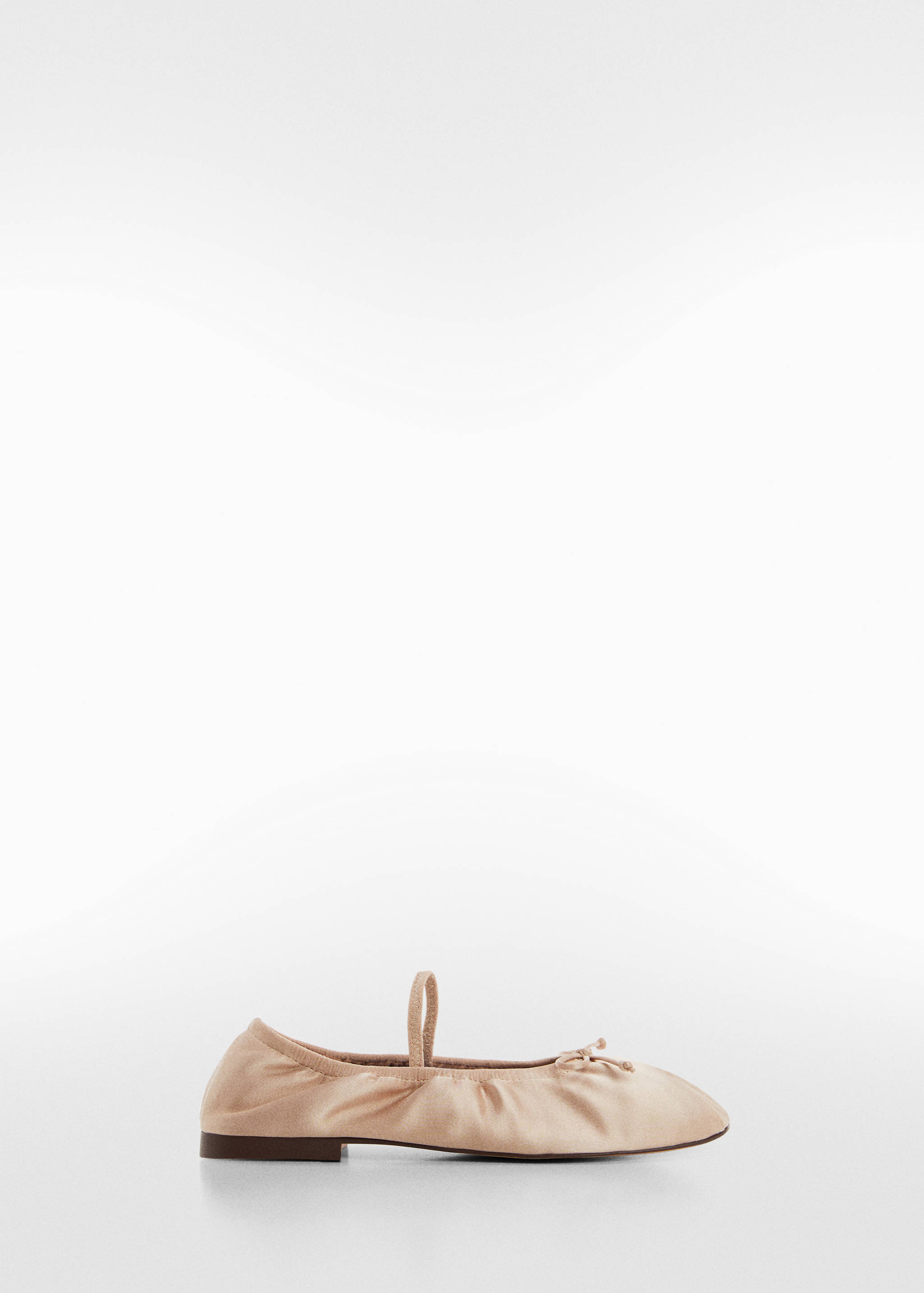 Elastic satin ballet flats - Article without model