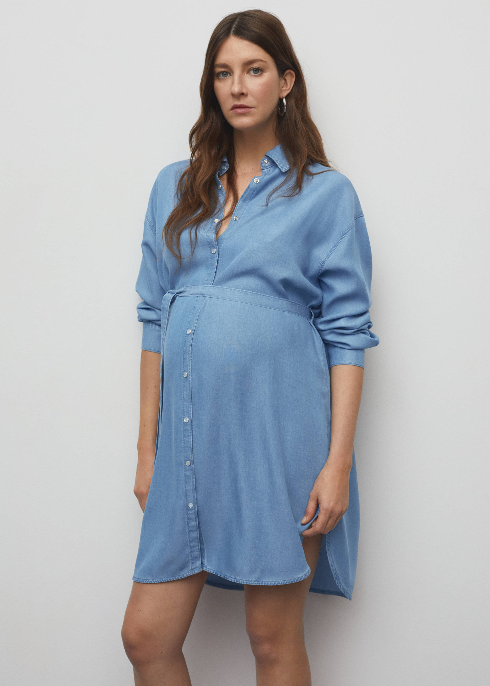 Denim shirt dress - Medium plane