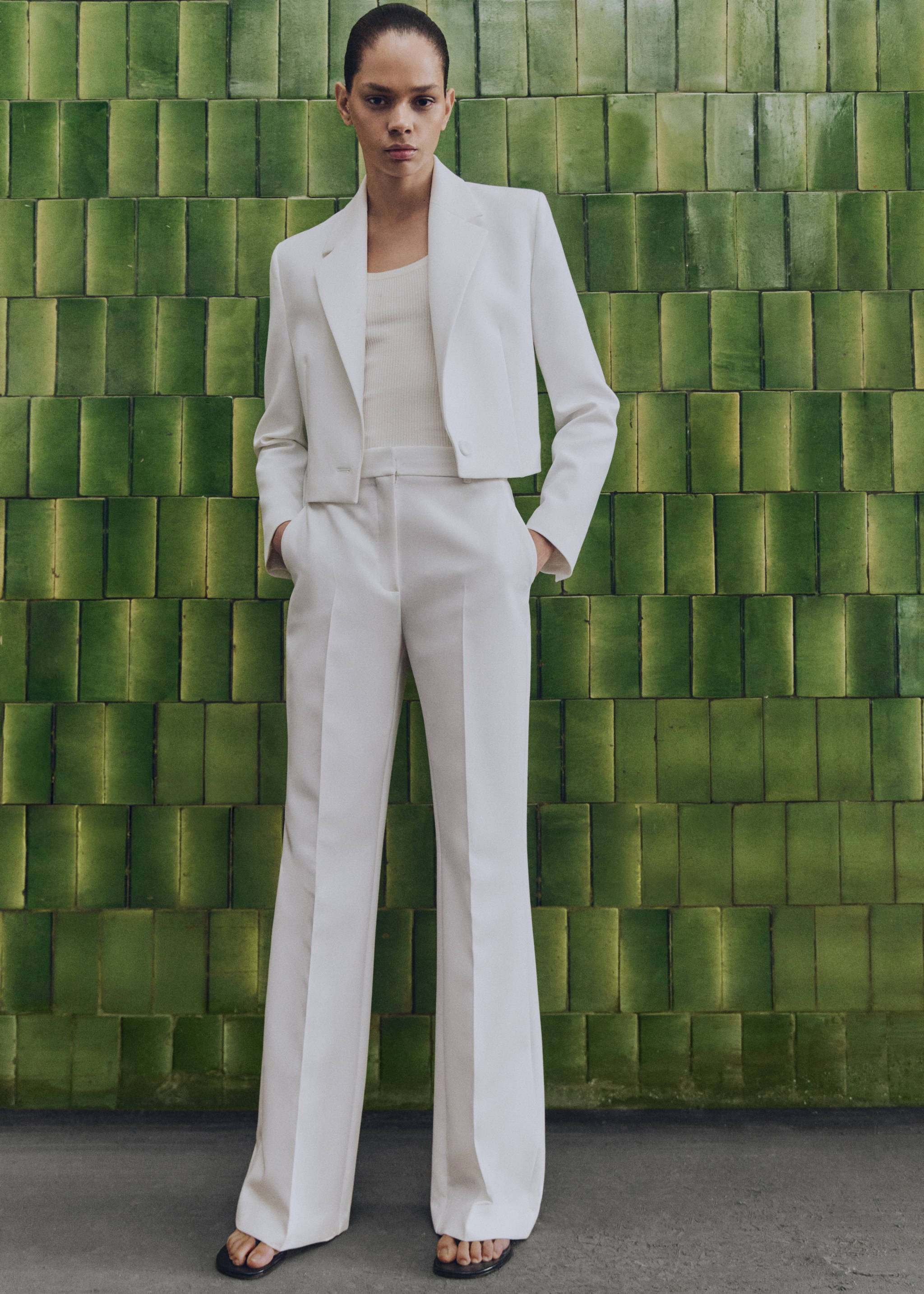 Прямые костюмные брюки - Деталь изделия 6