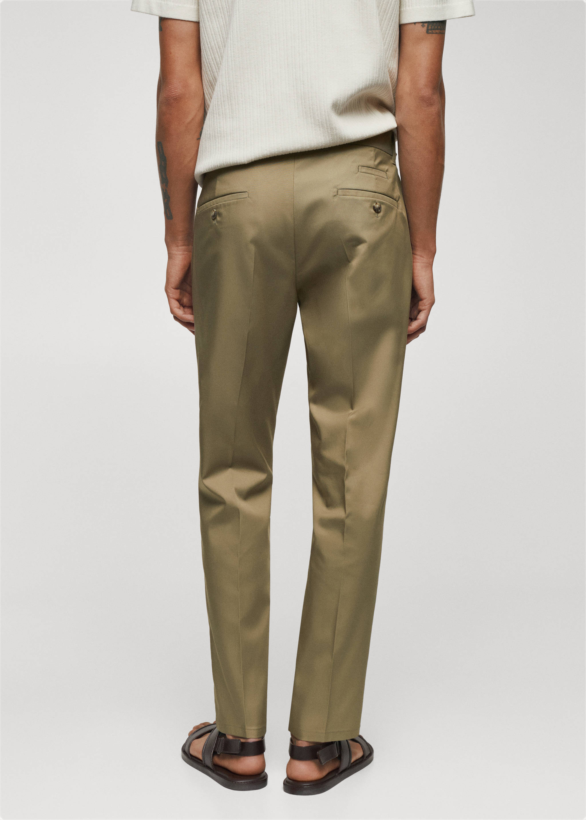 Pantalon slim-fit Lyocell - Verso de l’article