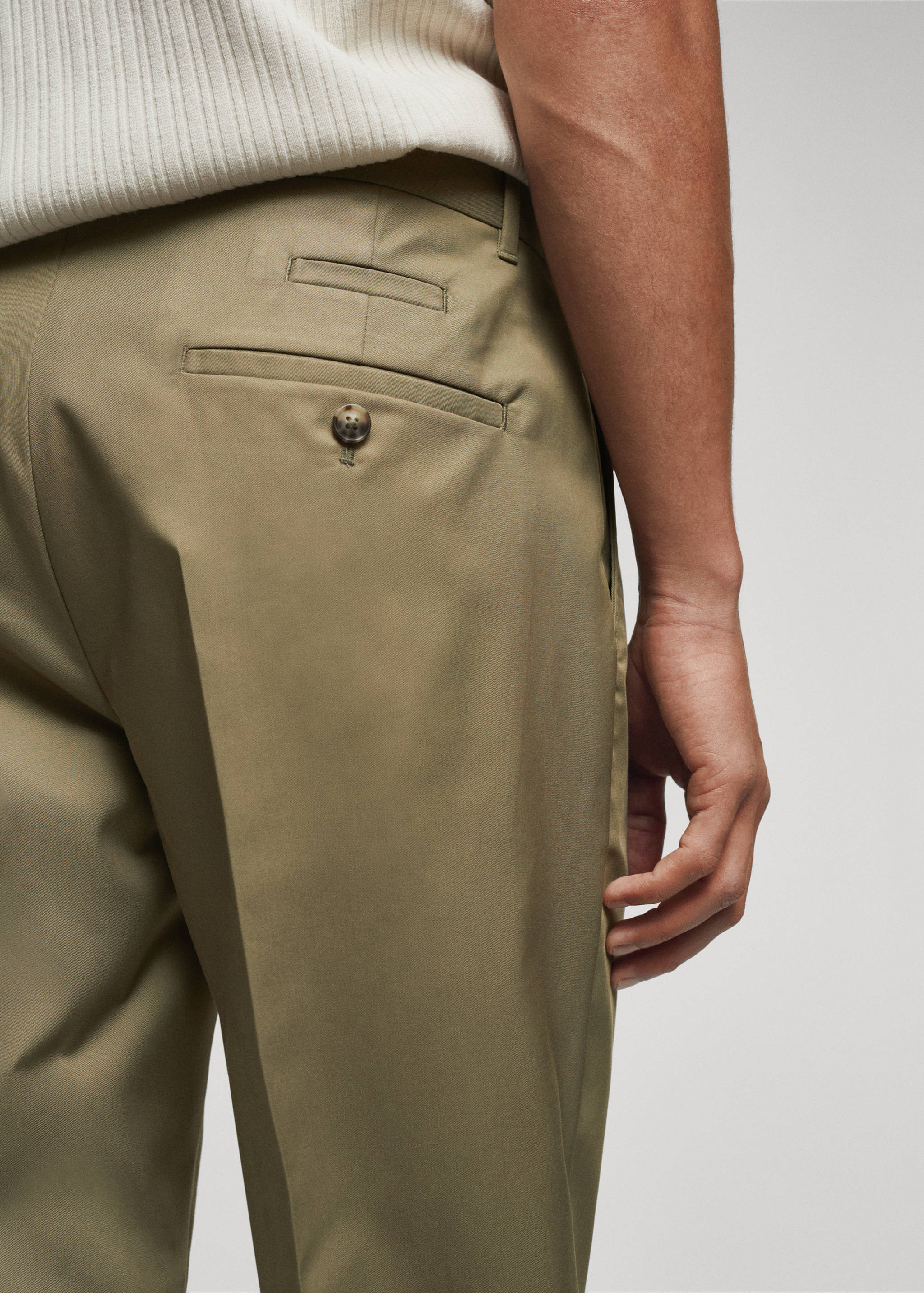 Pantalon slim-fit Lyocell - Détail de l'article 4
