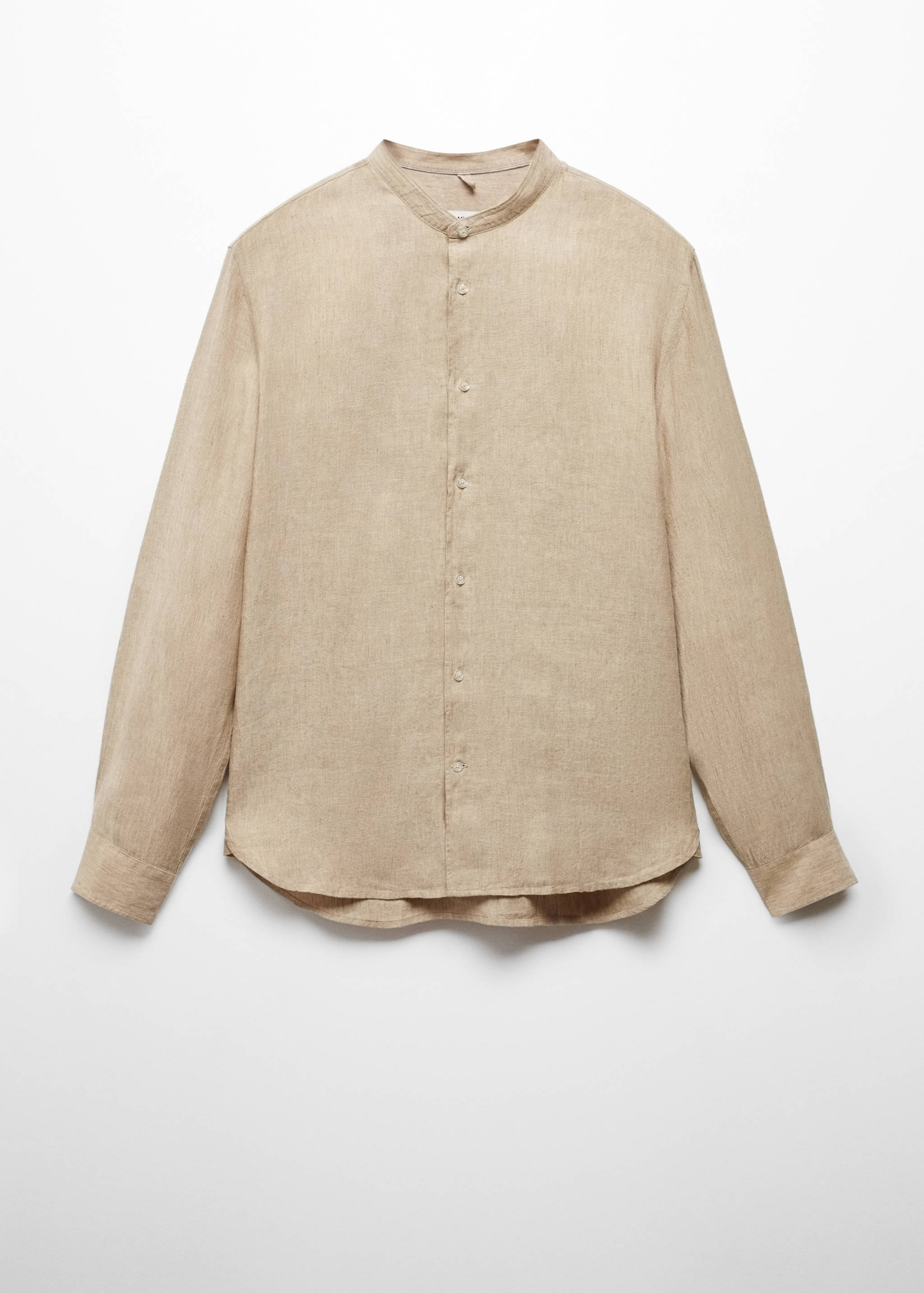 100% linen Mao collar shirt - Article without model