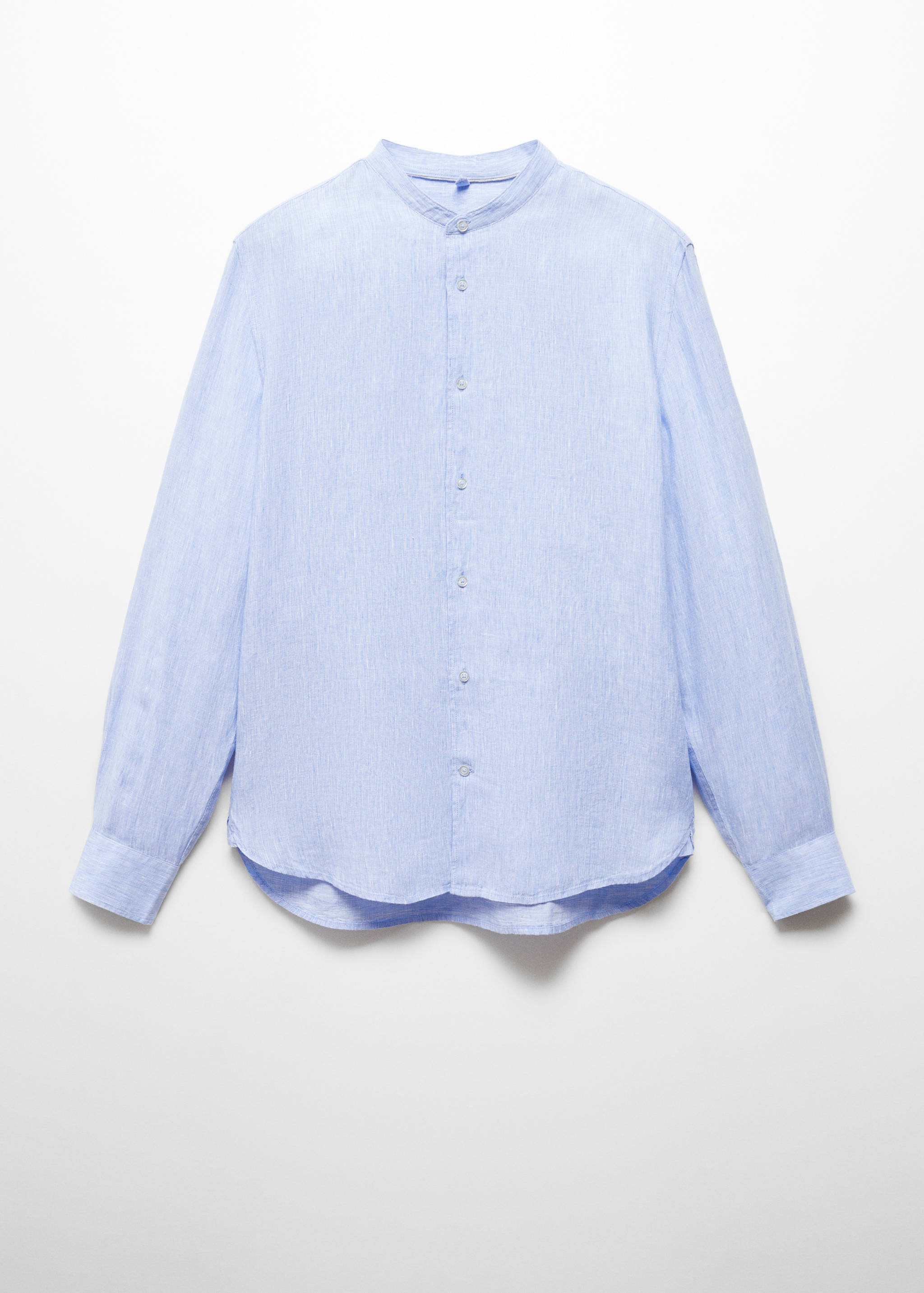 100% linen Mao collar shirt - Article without model