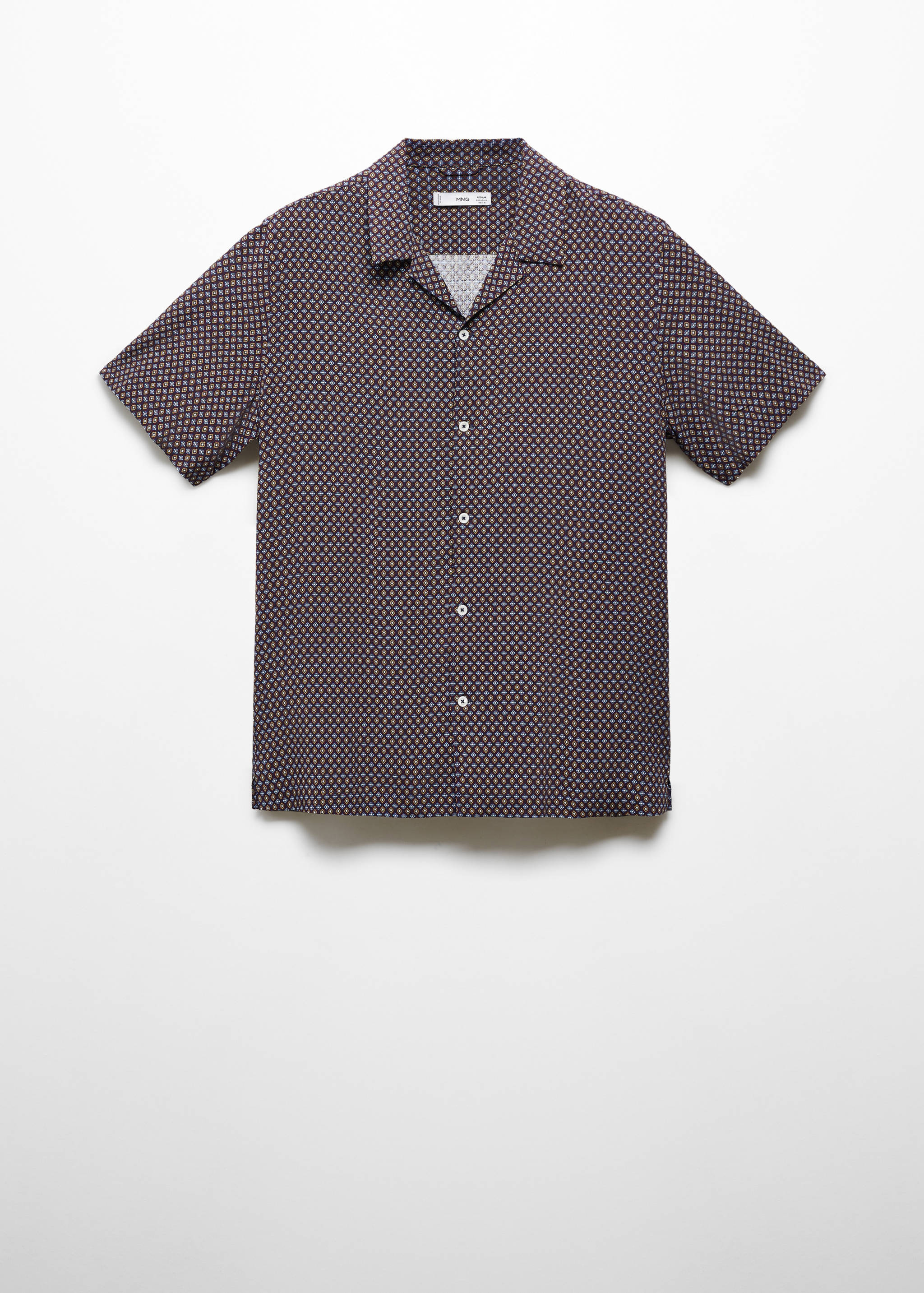 Camisa manga corta regular fit estampado - Artículo sin modelo
