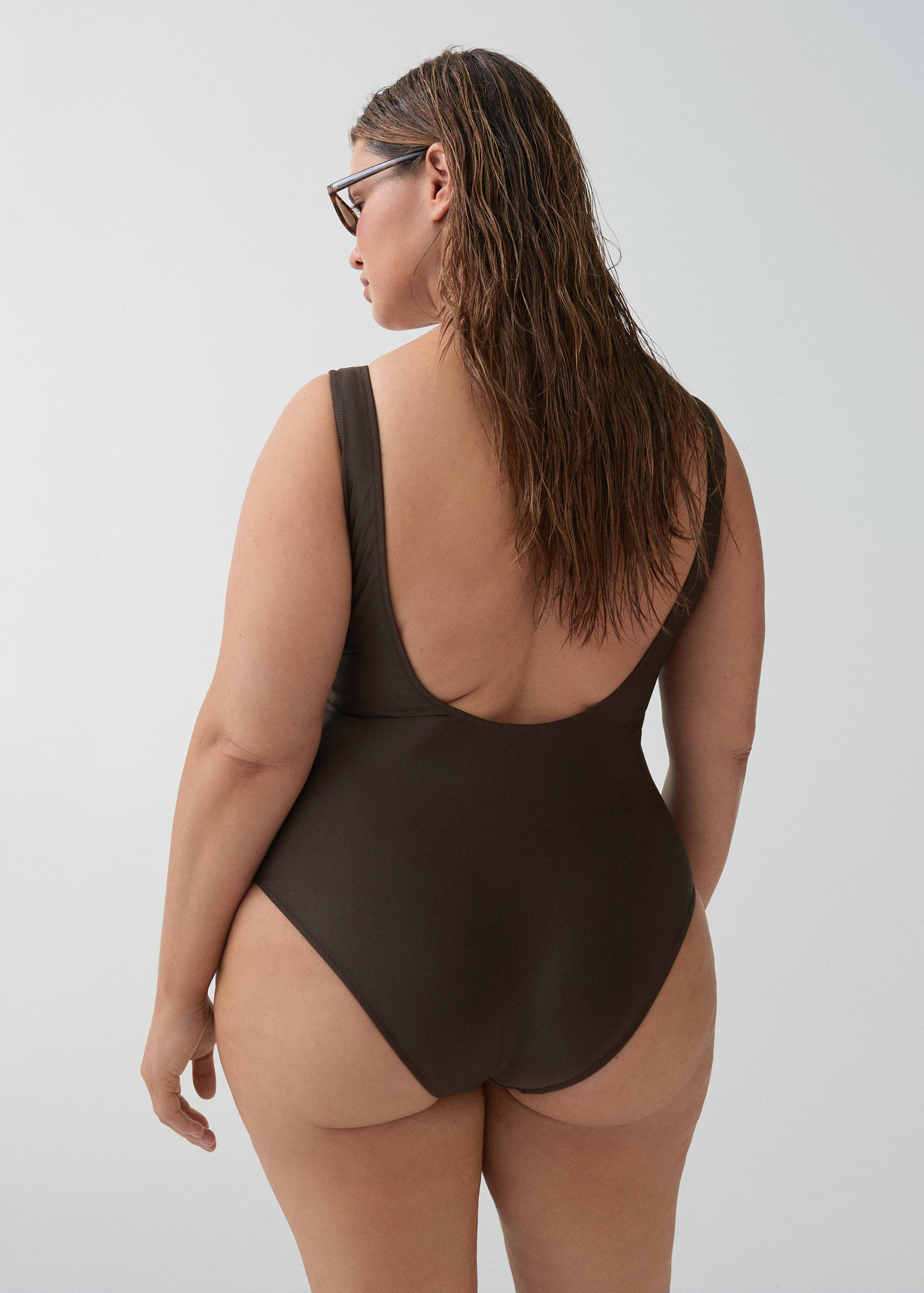 Swimsuit with side knot - Details of the article 4