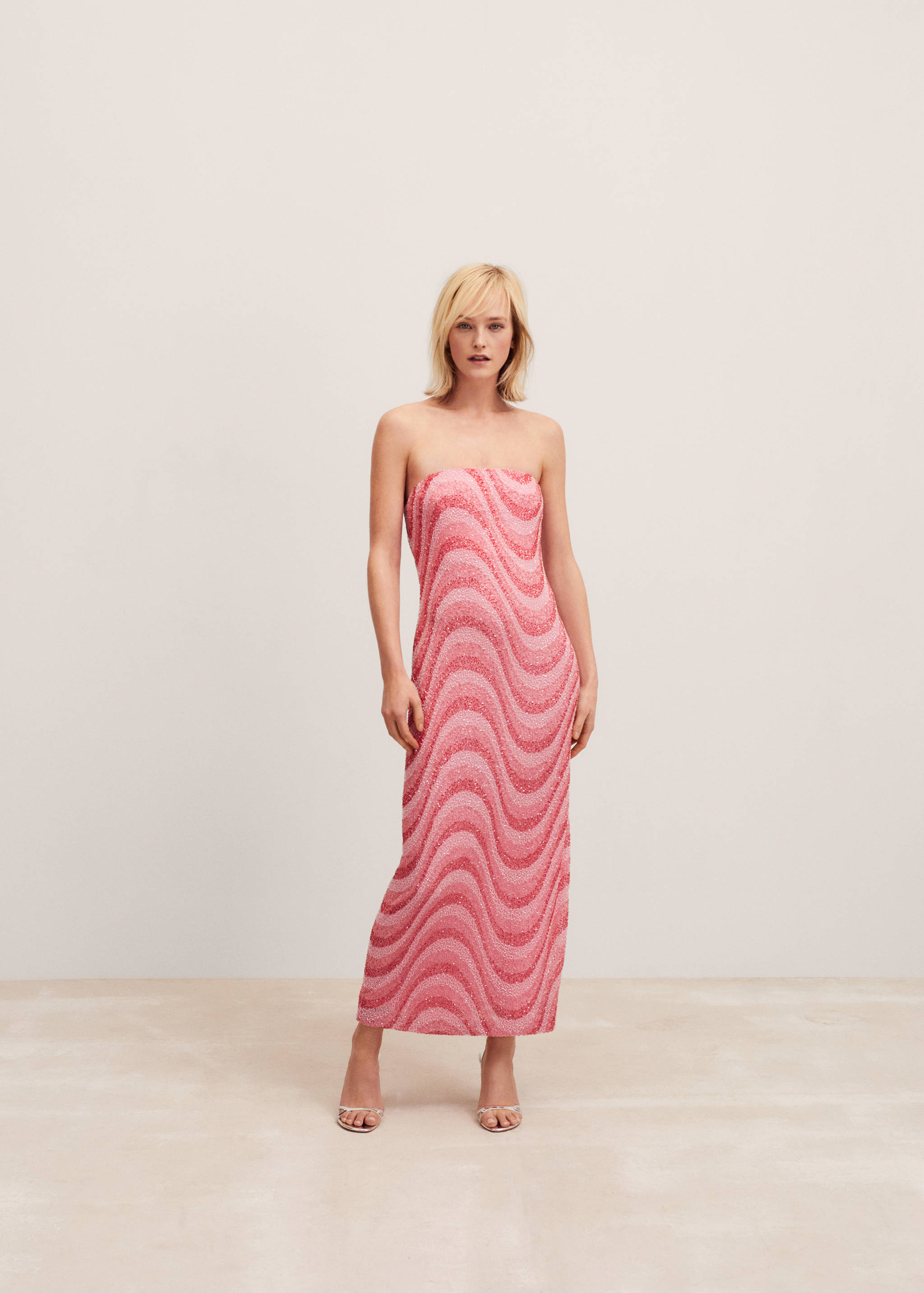 Robe bustier perles - Plan général