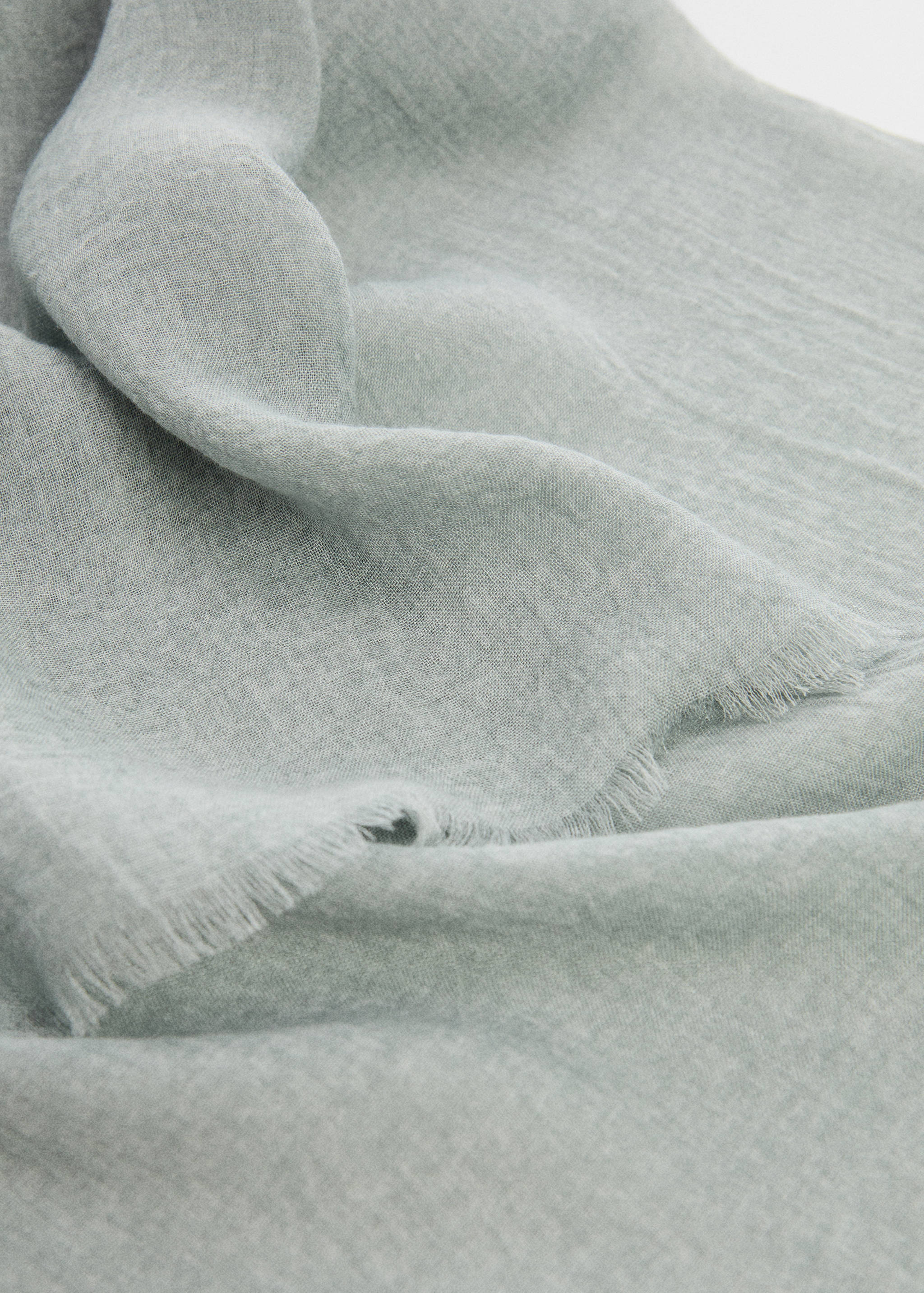 Frayed edge scarf - Medium plane
