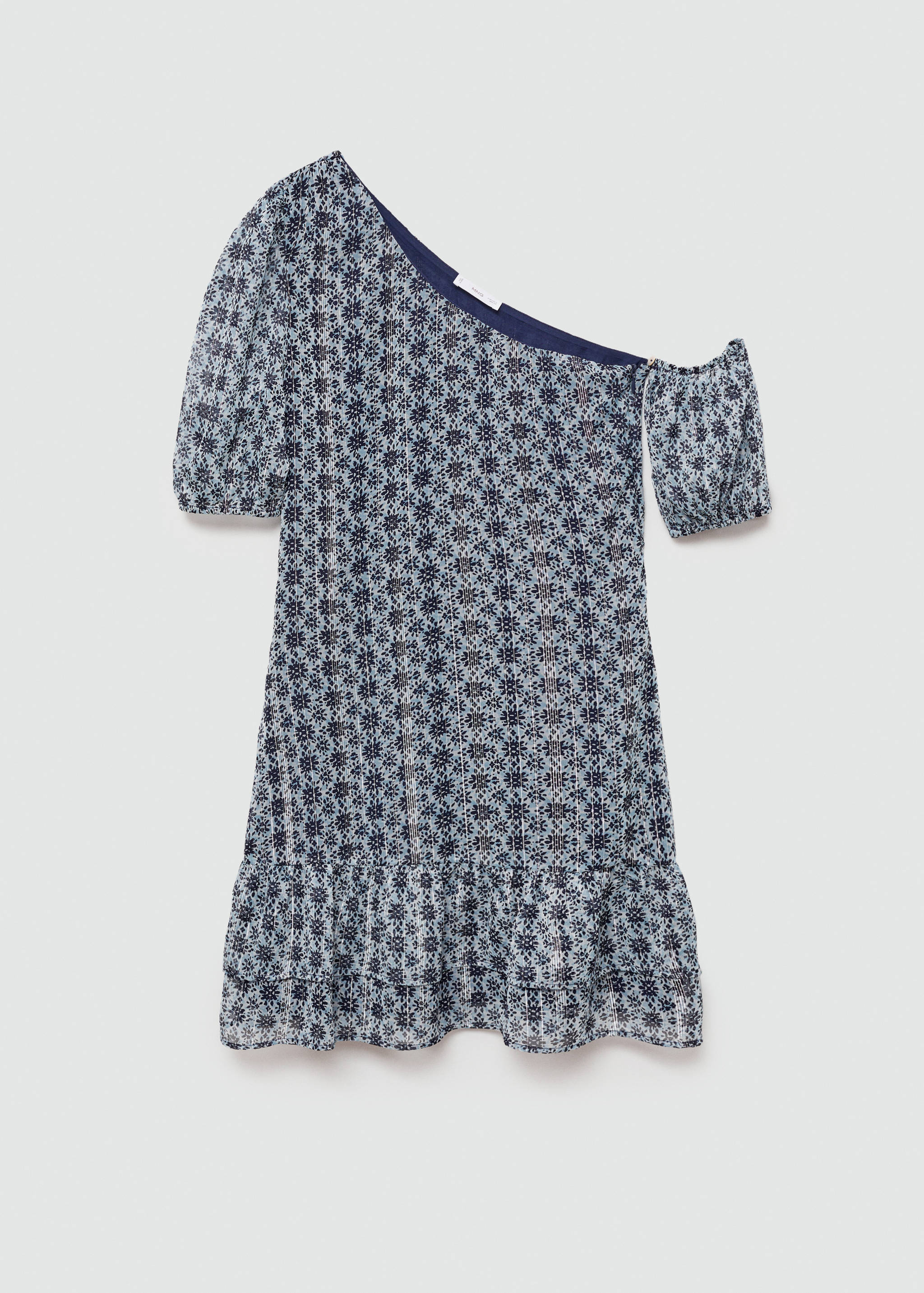 Printed asymmetrical dress - Article without model