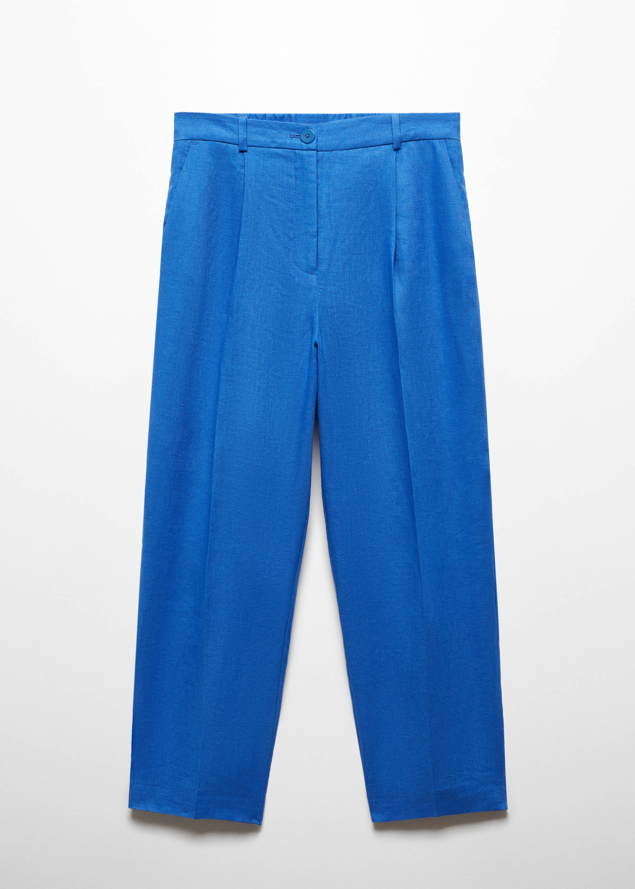 Укороченные брюки изо льна - Изделие без модели