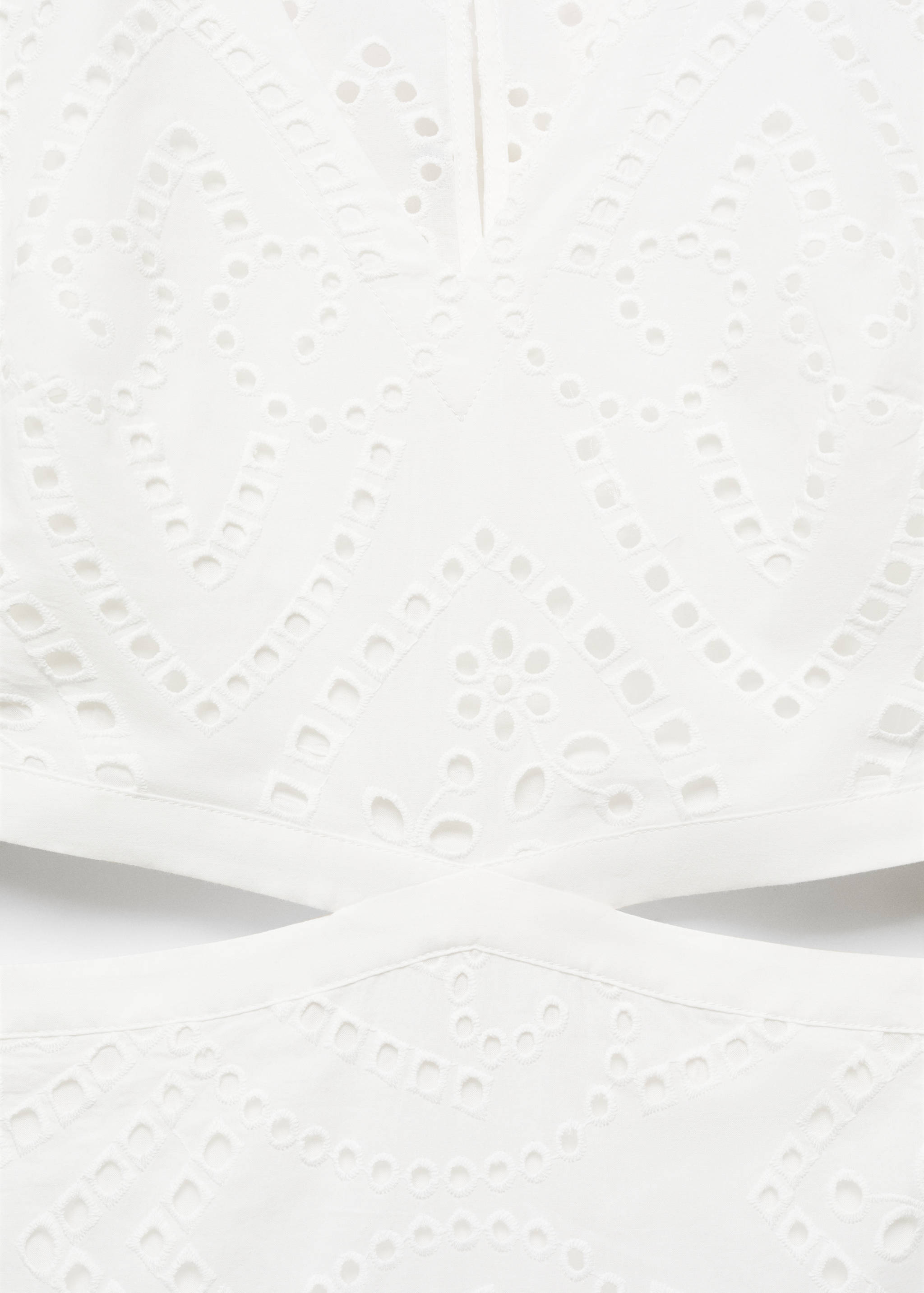 Embroidered dress with slits - Details of the article 8