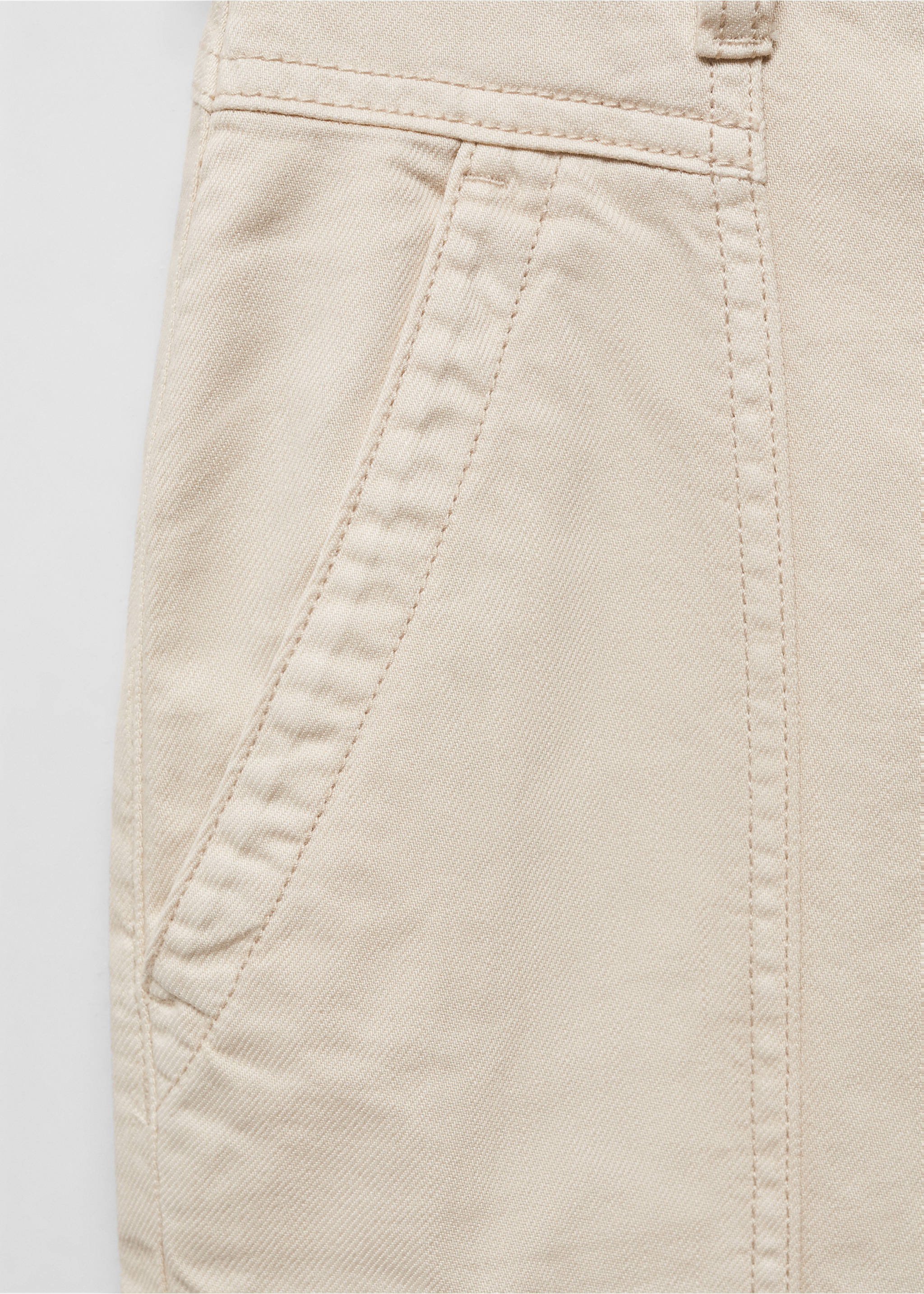 Jeans slouchy cintruón vuelta - Detalle del artículo 8, Blanco roto. Ref: 67027126-00.