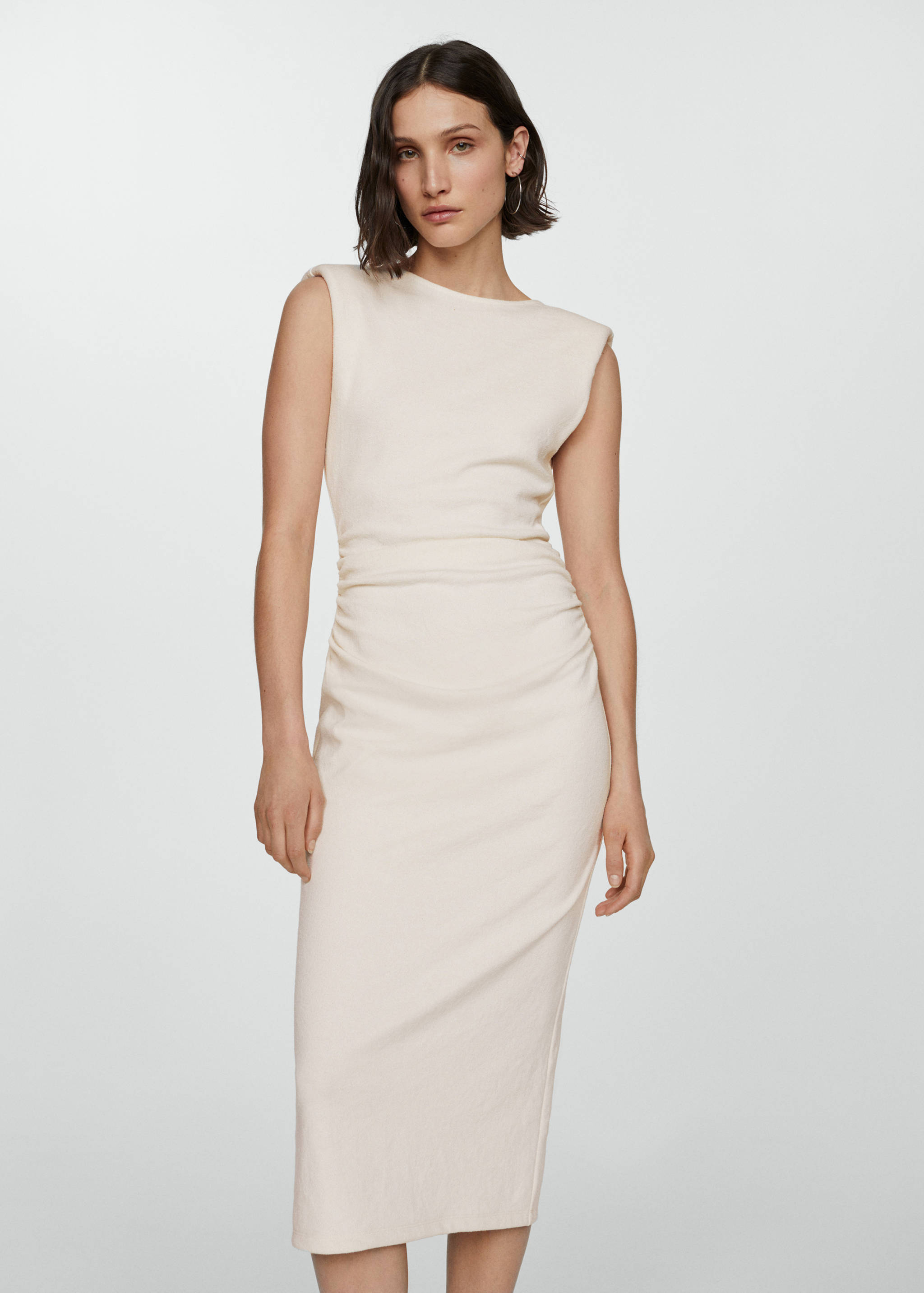 Dress with draped details - Medium plane