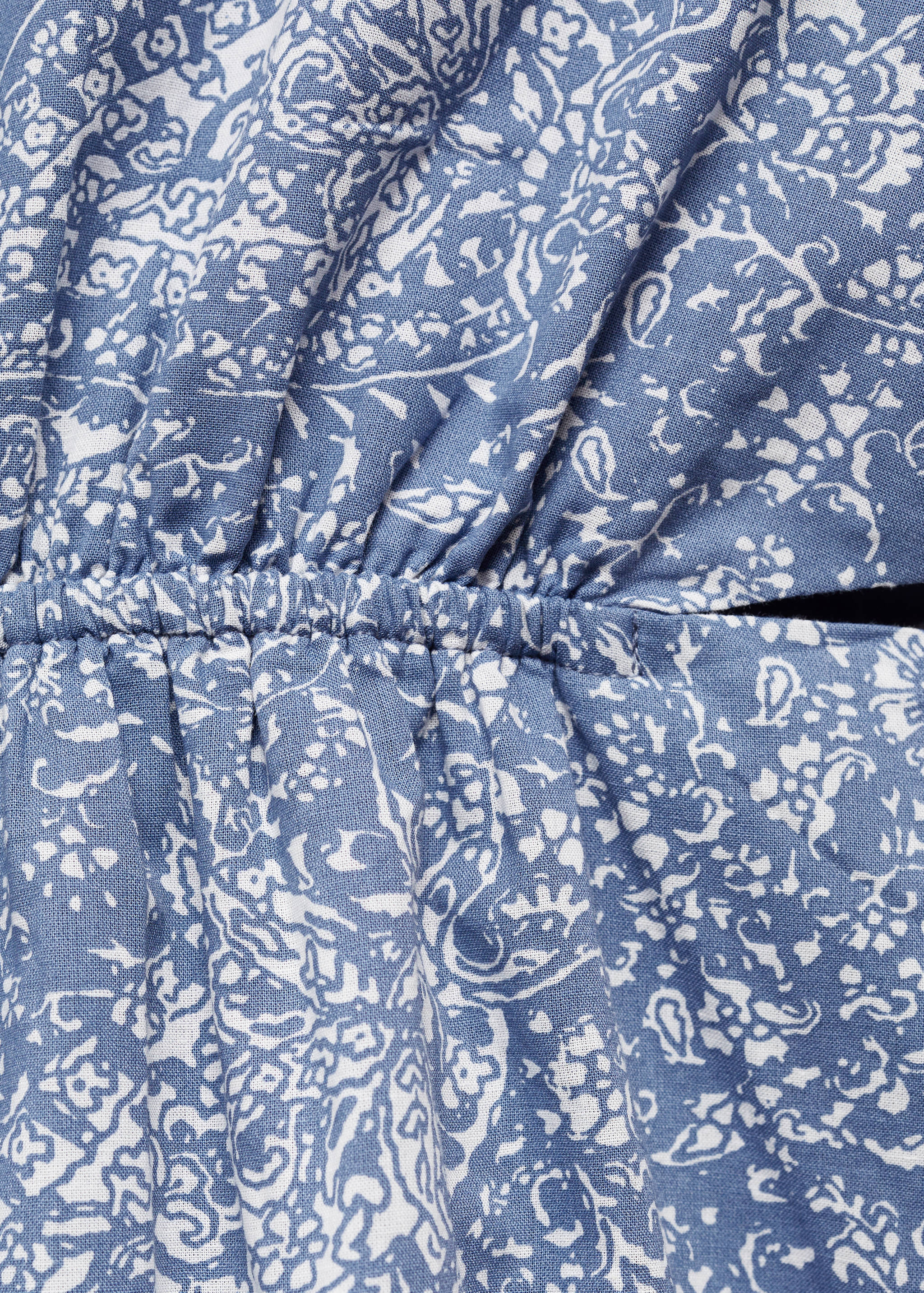 Printed dress with openings - Details of the article 8