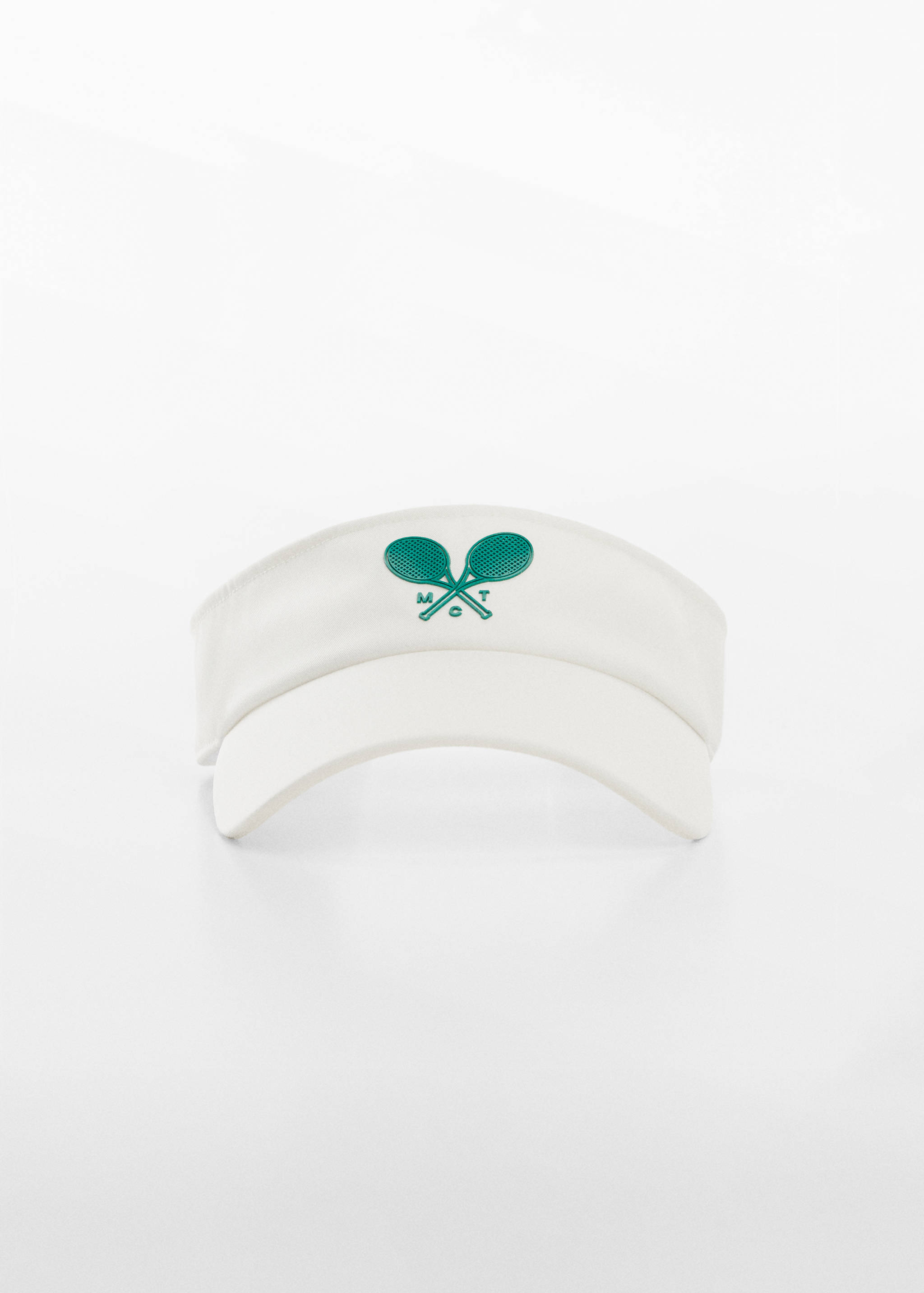 Cap with visor and logo - Medium plane