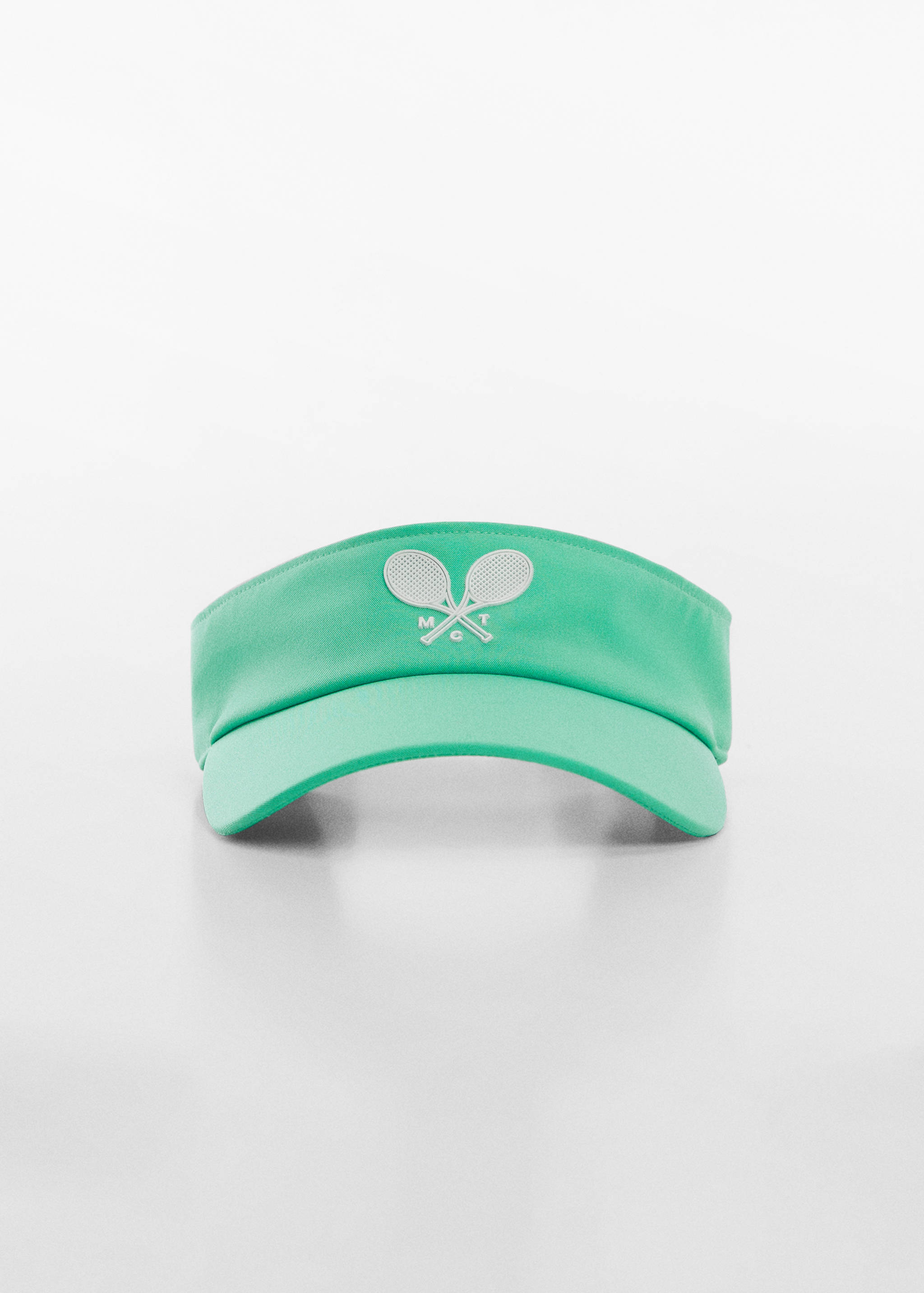 Cap with visor and logo - Medium plane