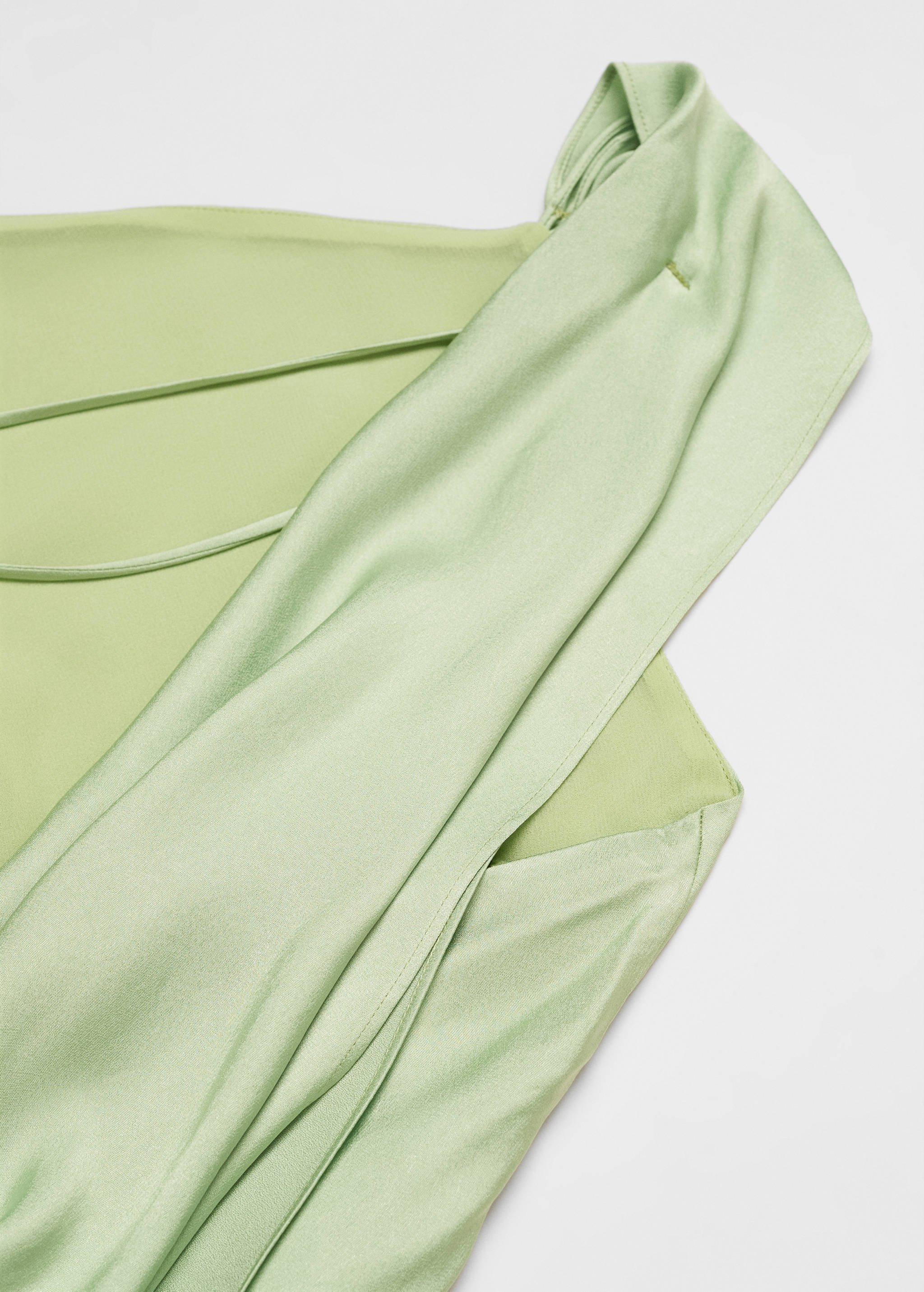 Асимметричное платье с завязками - Деталь изделия 8