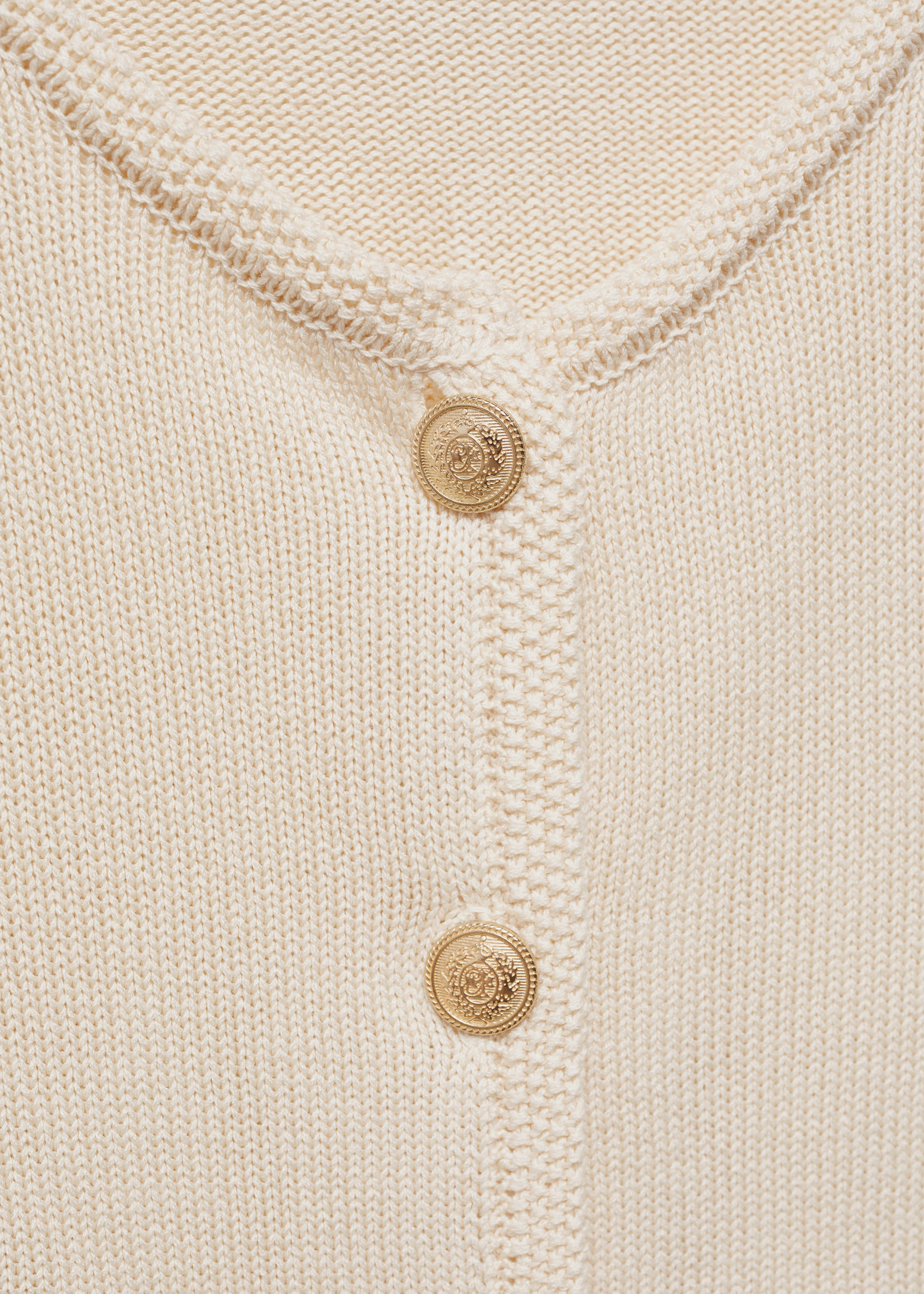 Striped cardigan with jewel buttons - Details of the article 8