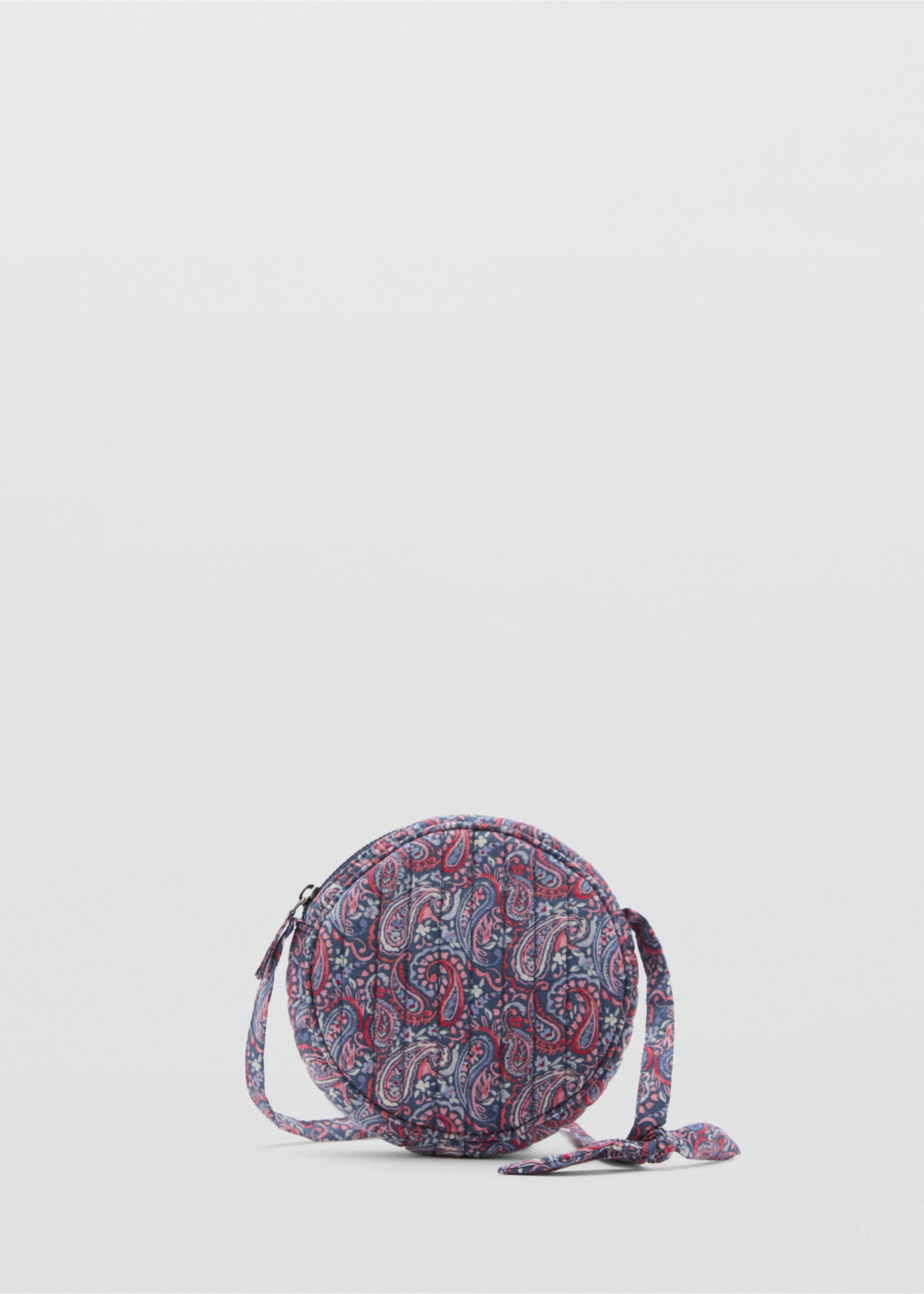 Printed round bag - Article without model, Blue. Ref: 67027145-00.