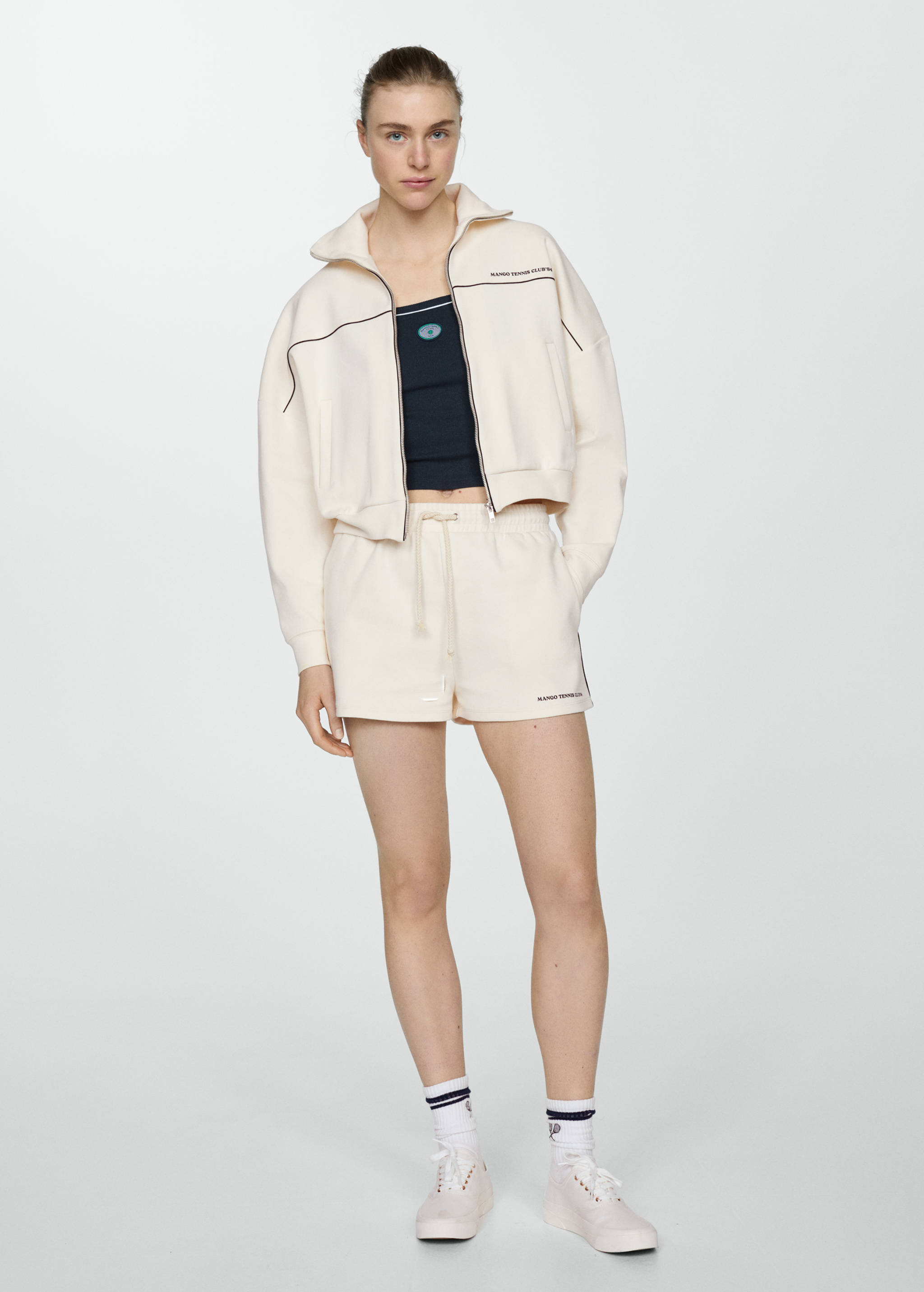 Shorts punto logo - Plano general