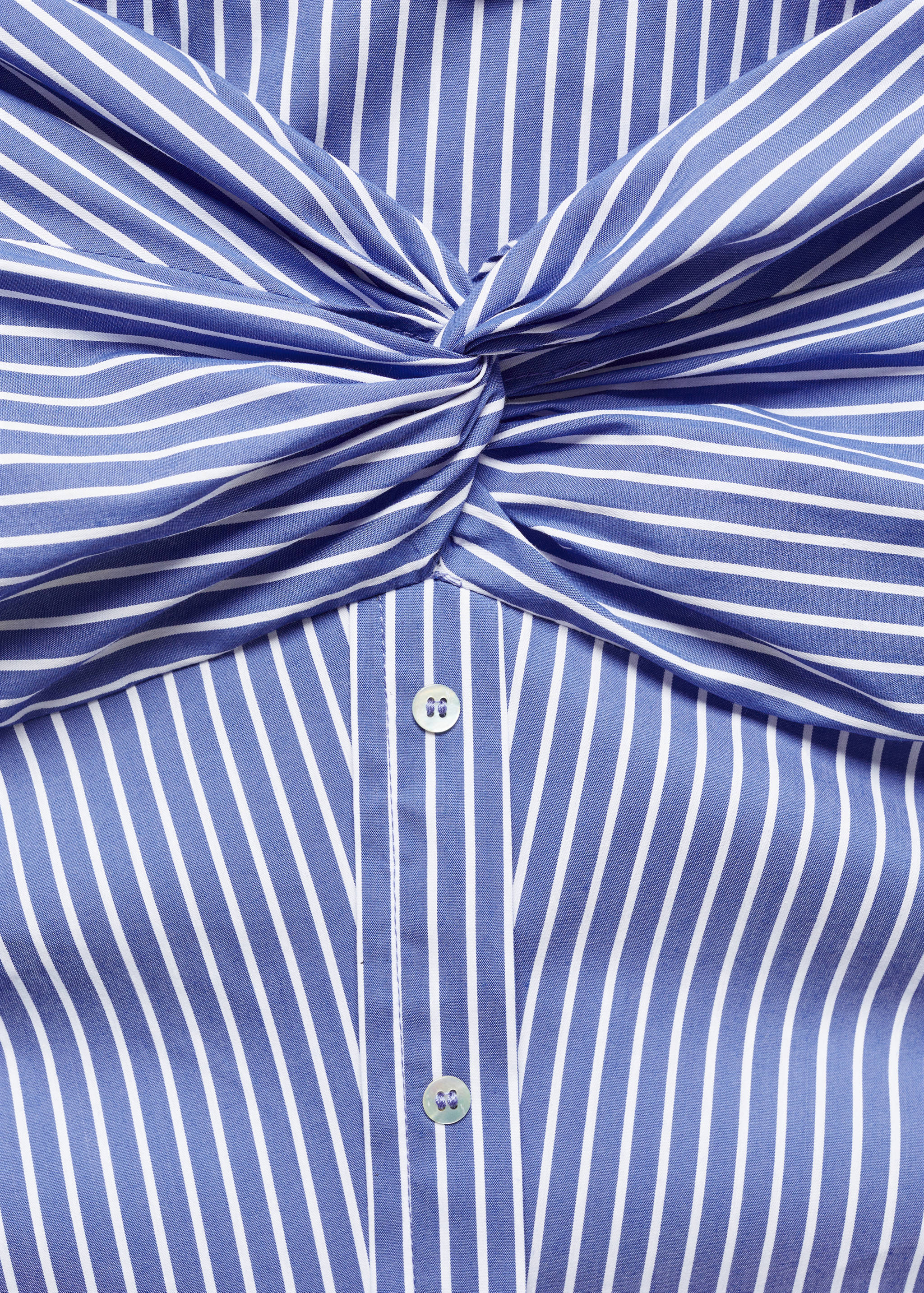 Vestido rayas hombros descubiertos - Detalle del artículo 8