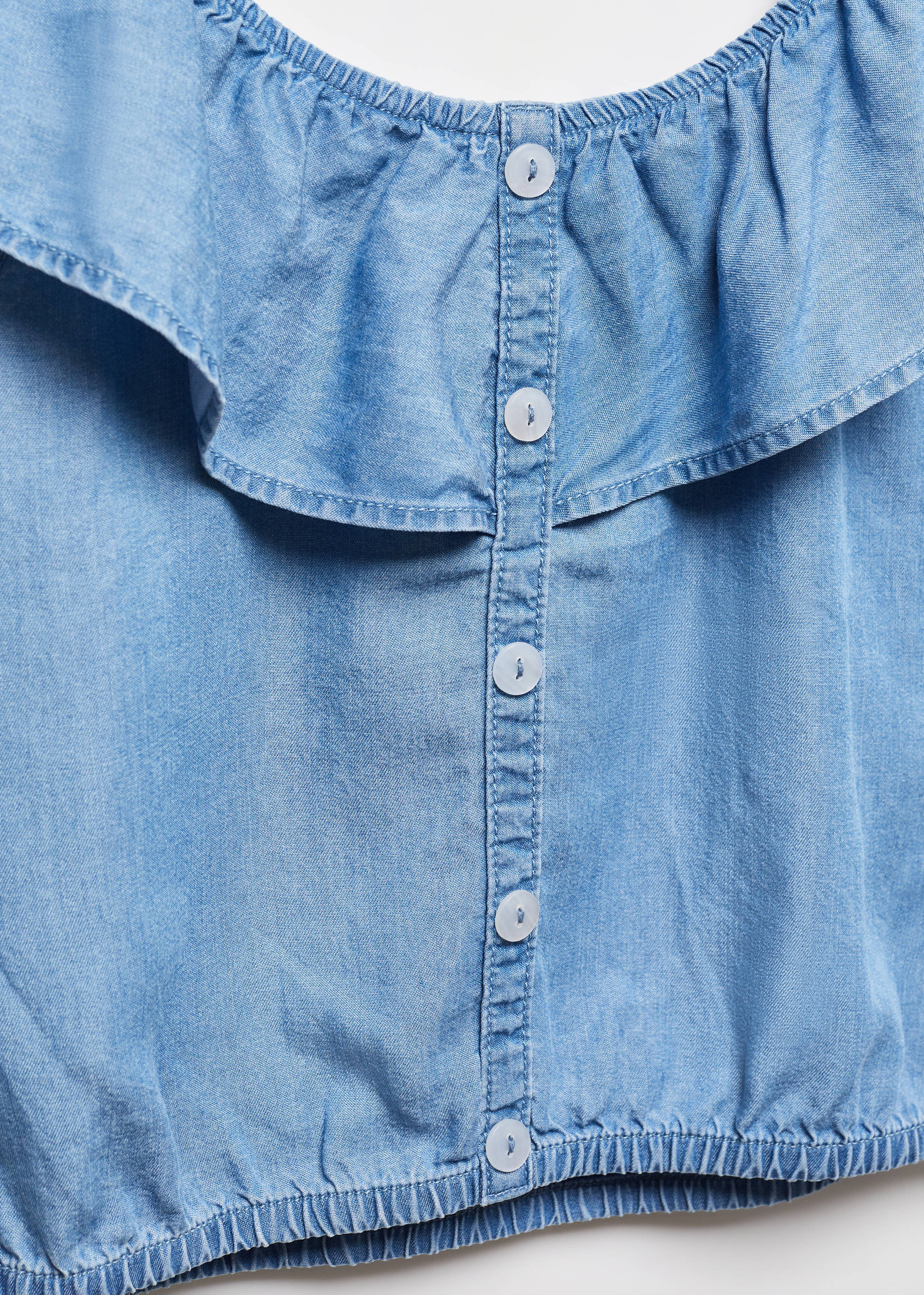 Blusa denim botones - Detalle del artículo 8