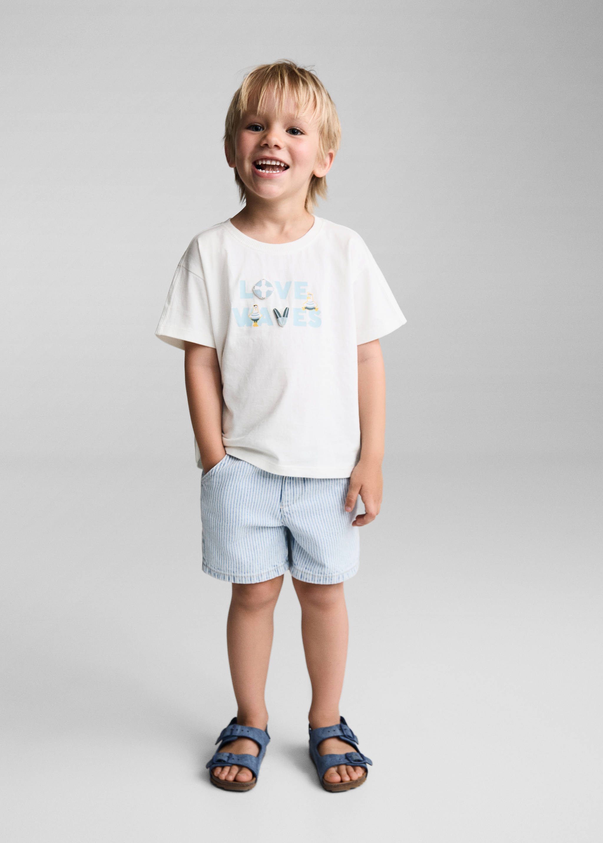 T-shirt message imprimé - Plan général