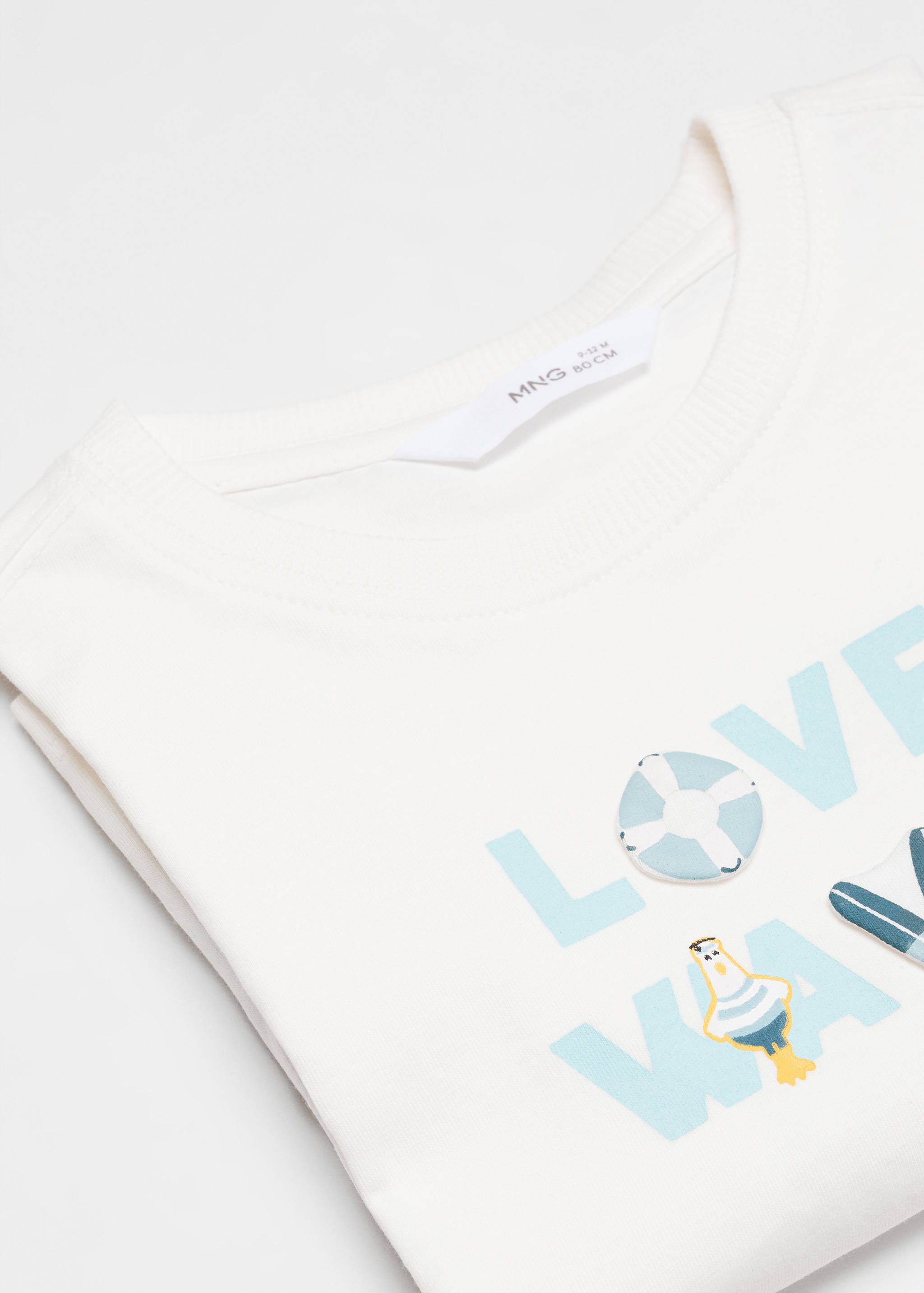 T-shirt message imprimé - Détail de l'article 0