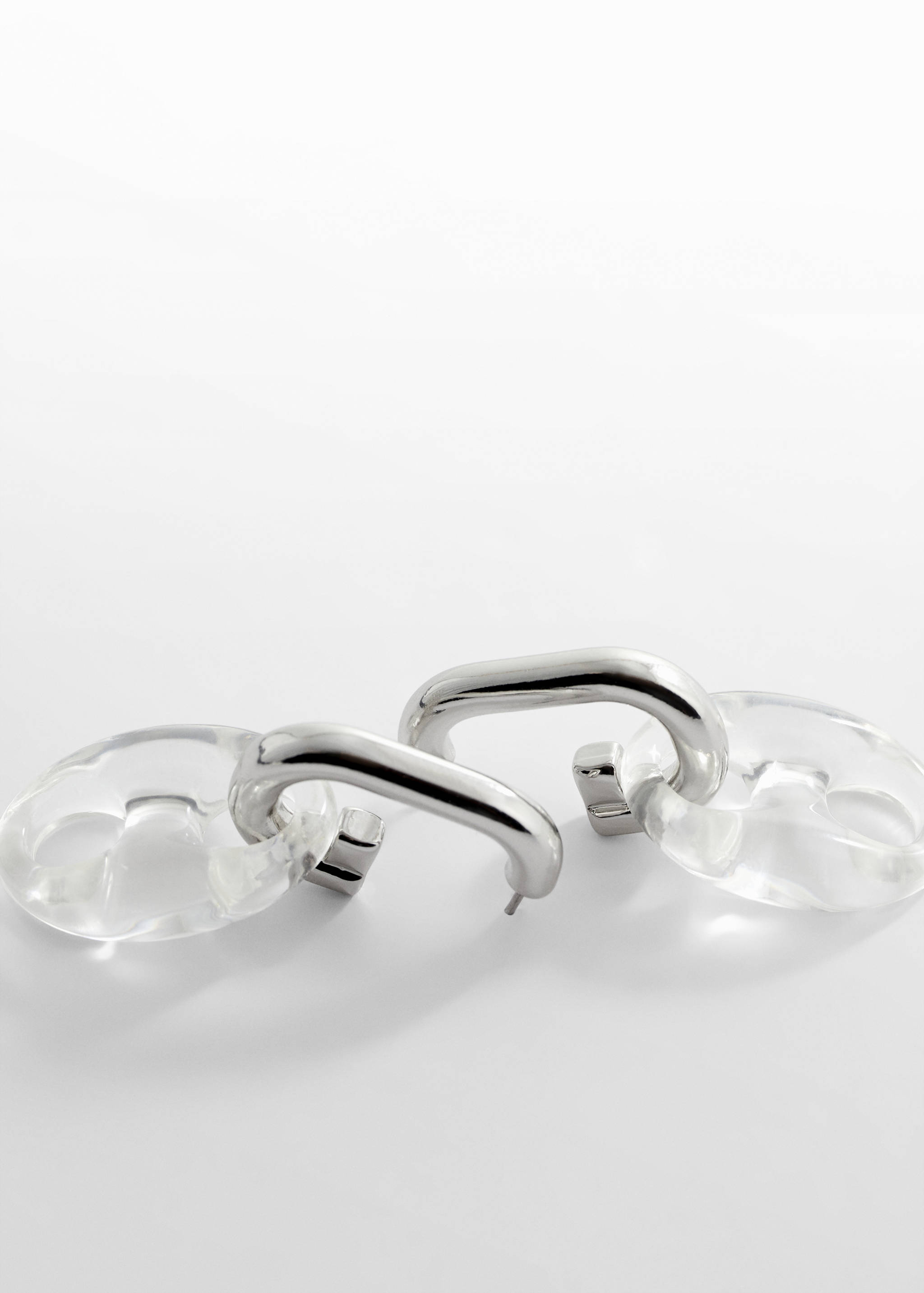 Combined link earrings - Details of the article 1