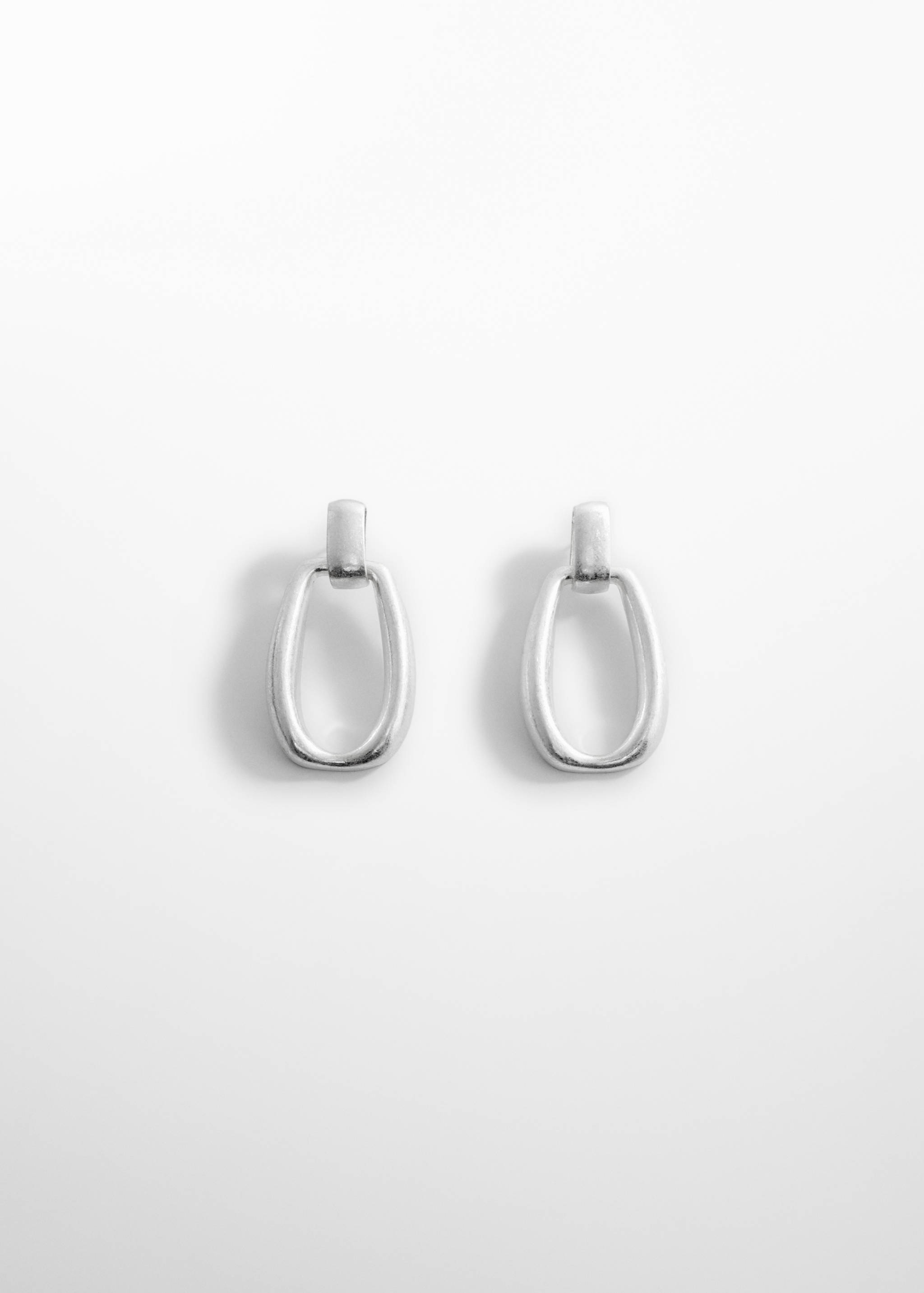 Oval hoop earrings - Article without model