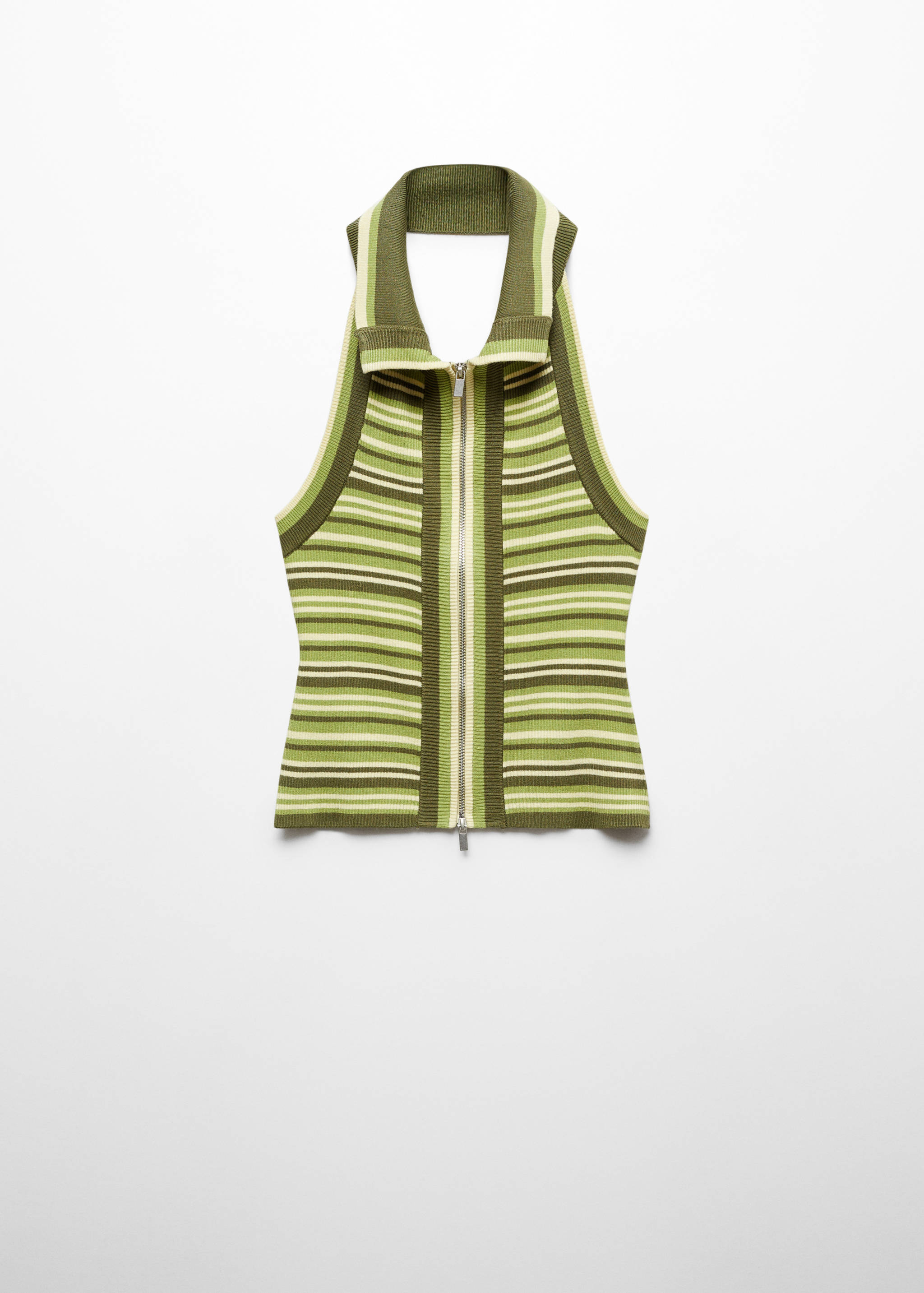 Double-zip knitted top - Article without model