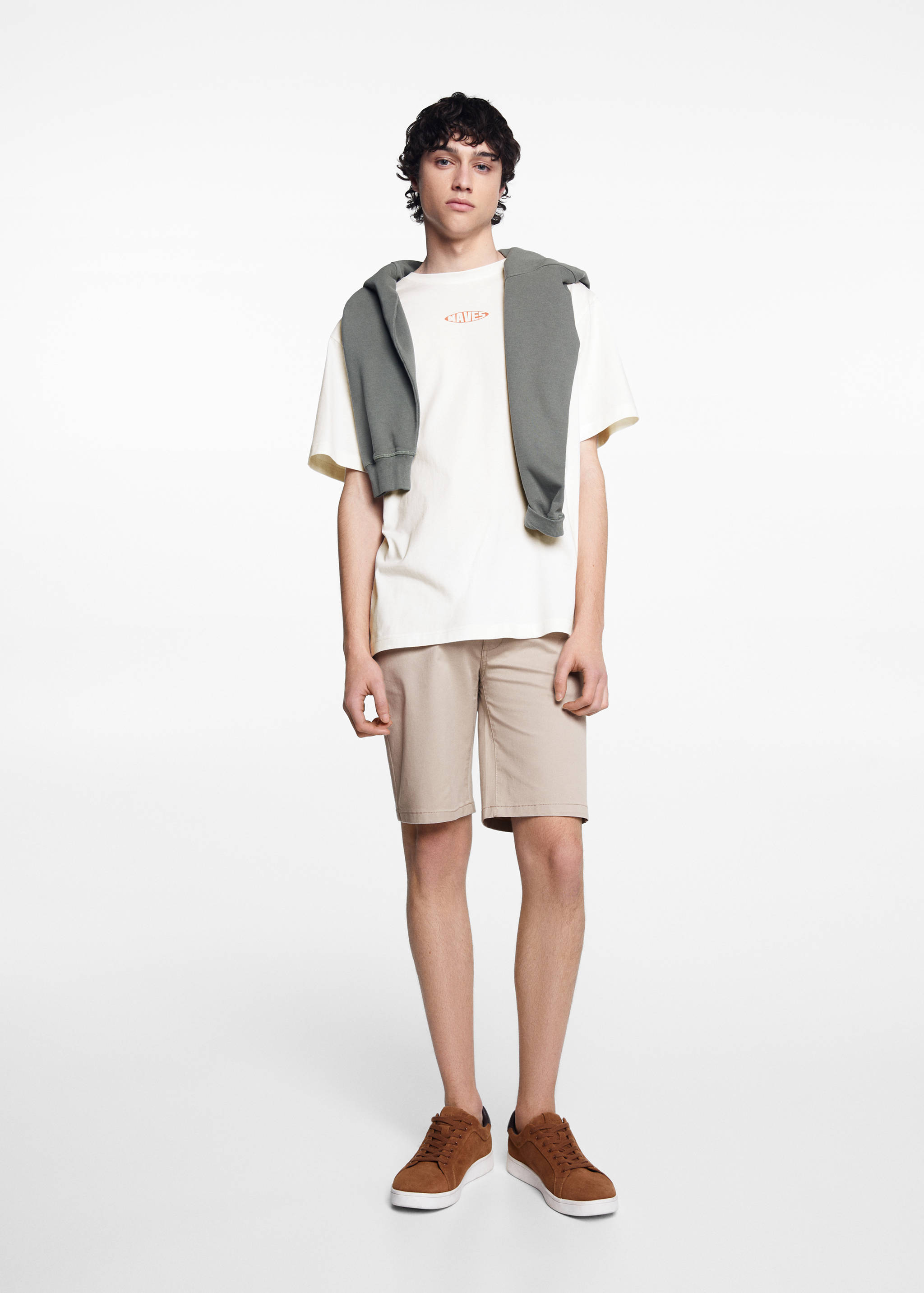 T-shirt message imprimé - Plan général