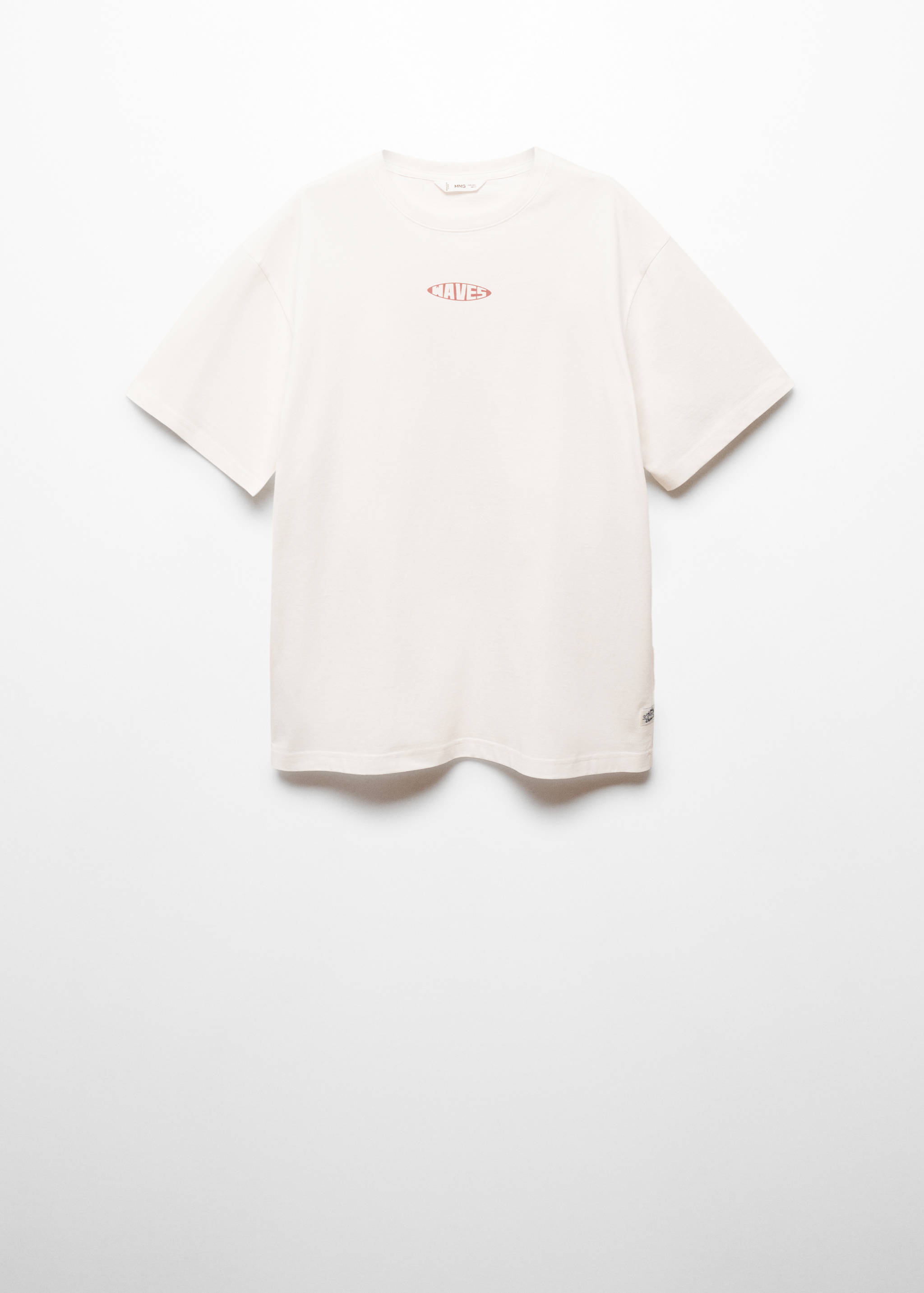 T-shirt message imprimé - Article sans modèle