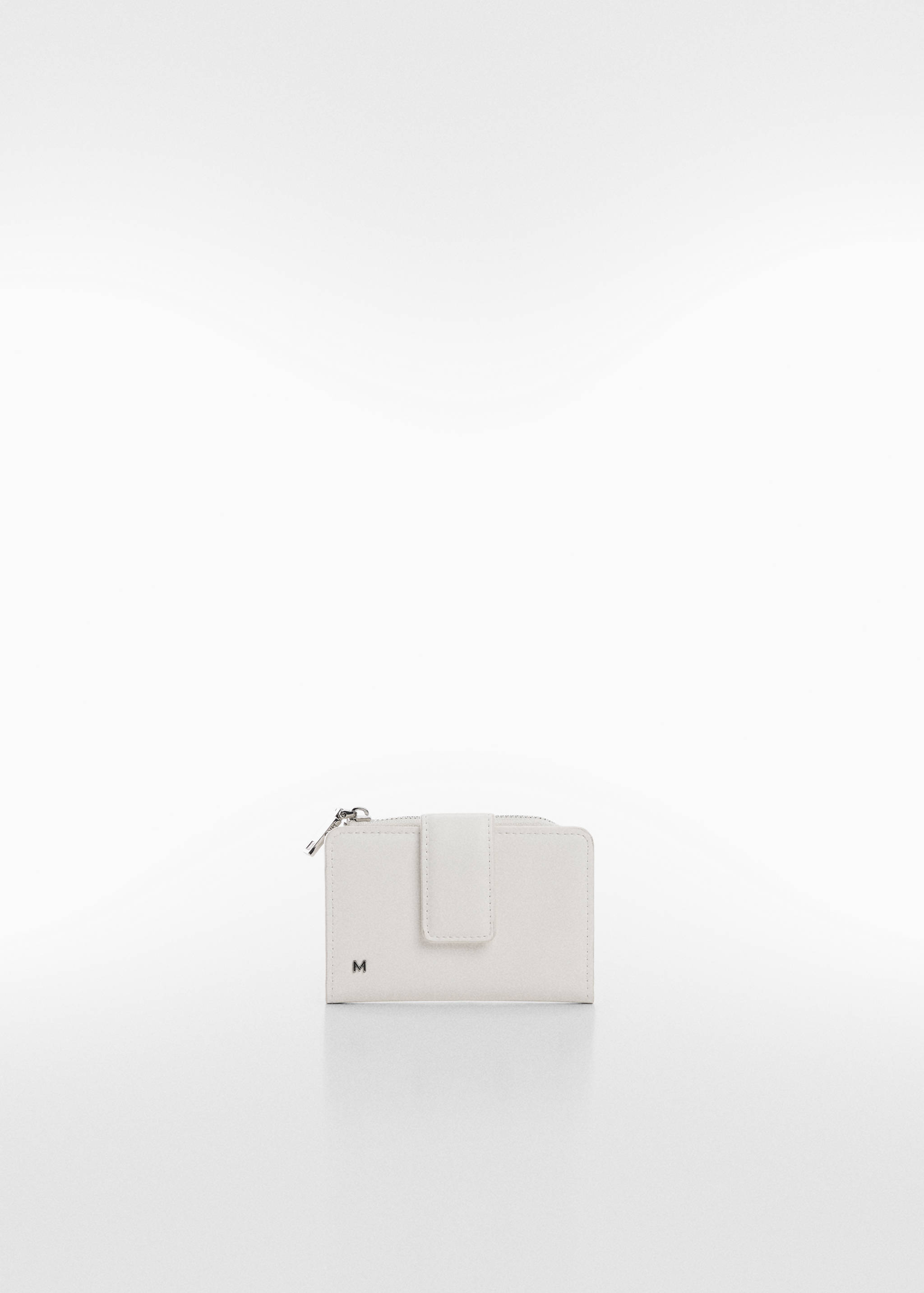 Wallet with flap and logo - Article without model
