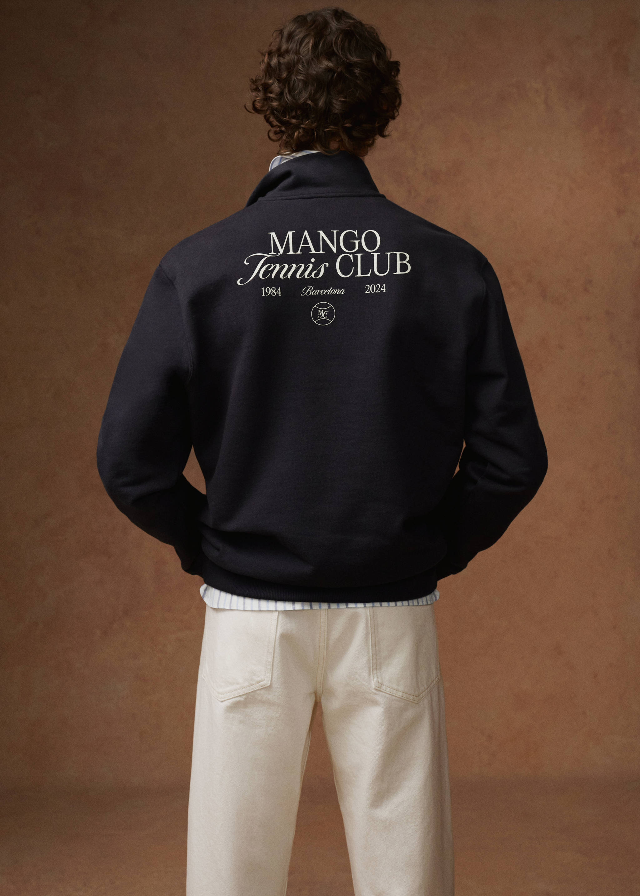 Gemustertes Zip-Sweatshirt - Detail des Artikels 5