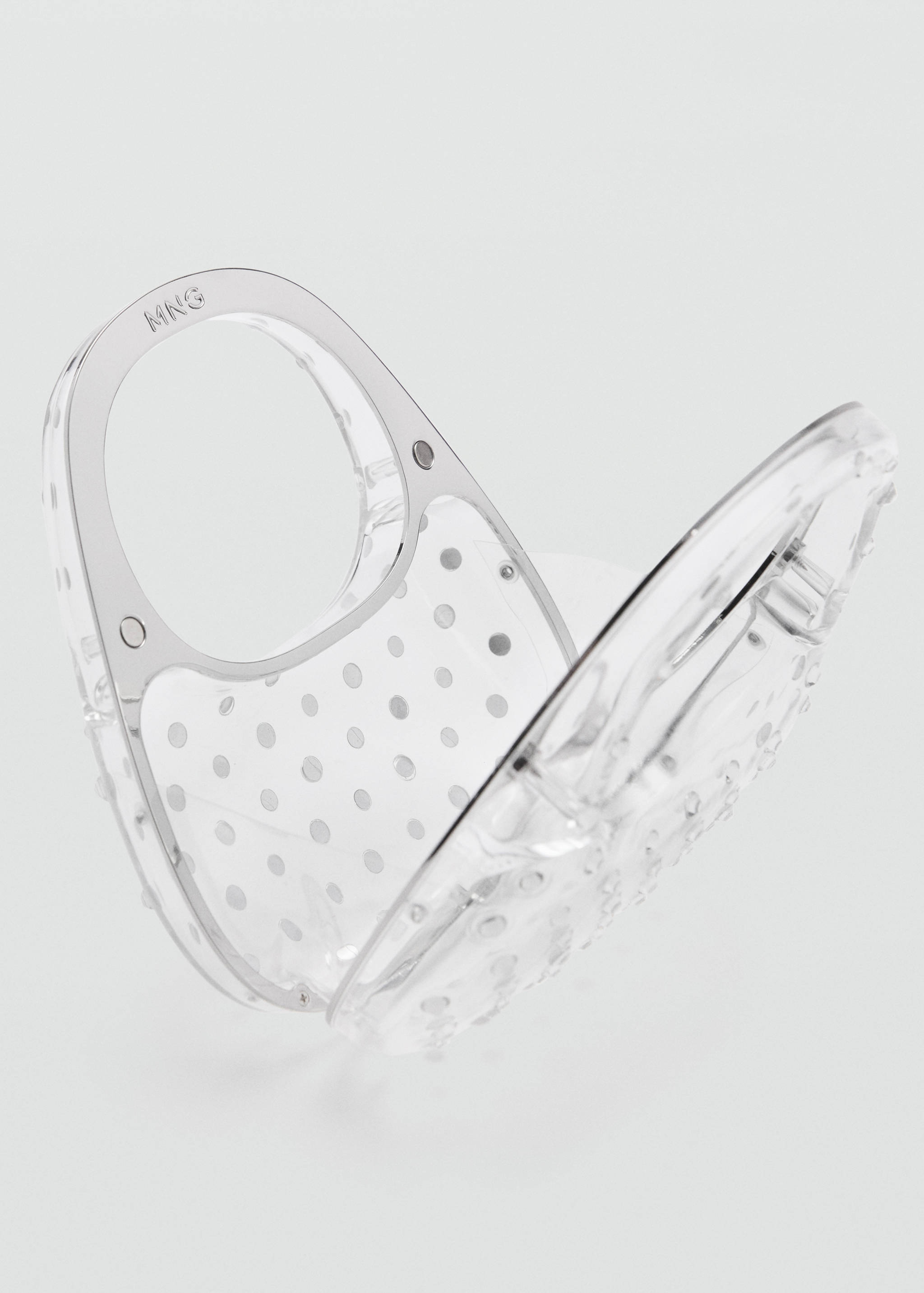 Transparent rigid bag with glitter - Details of the article 2