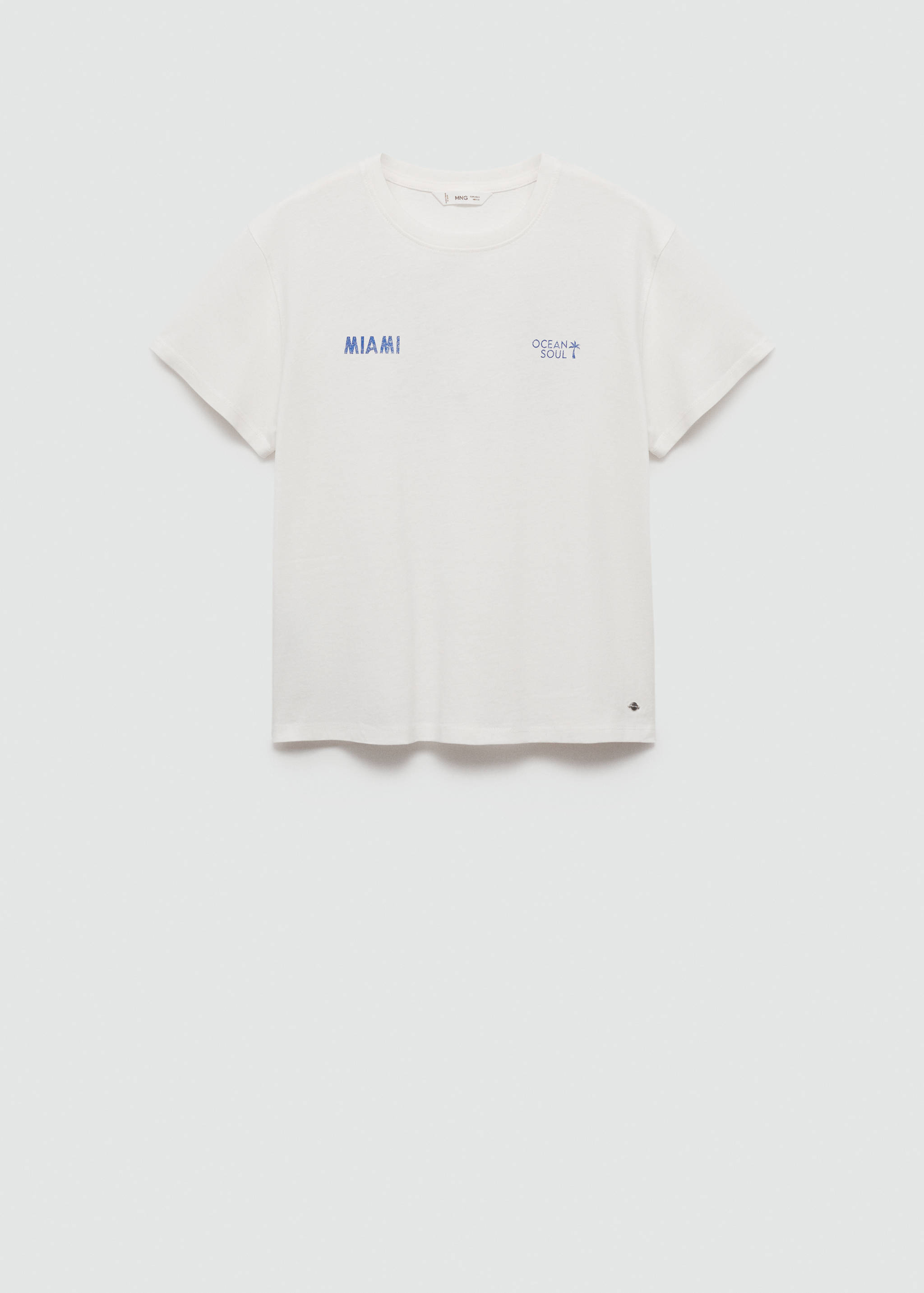 T-shirt message imprimé - Article sans modèle