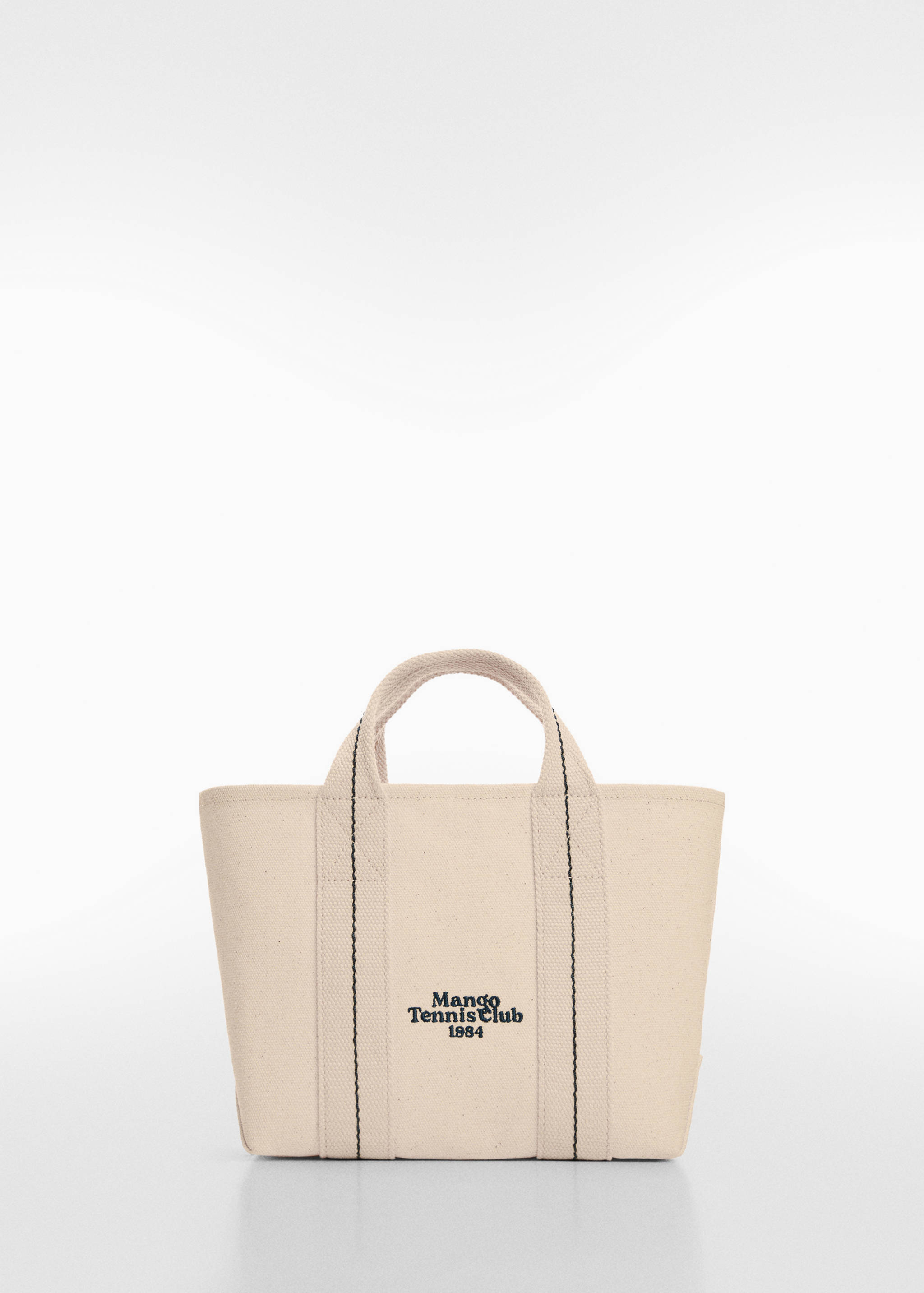 Contrasting shopper bag - Article without model