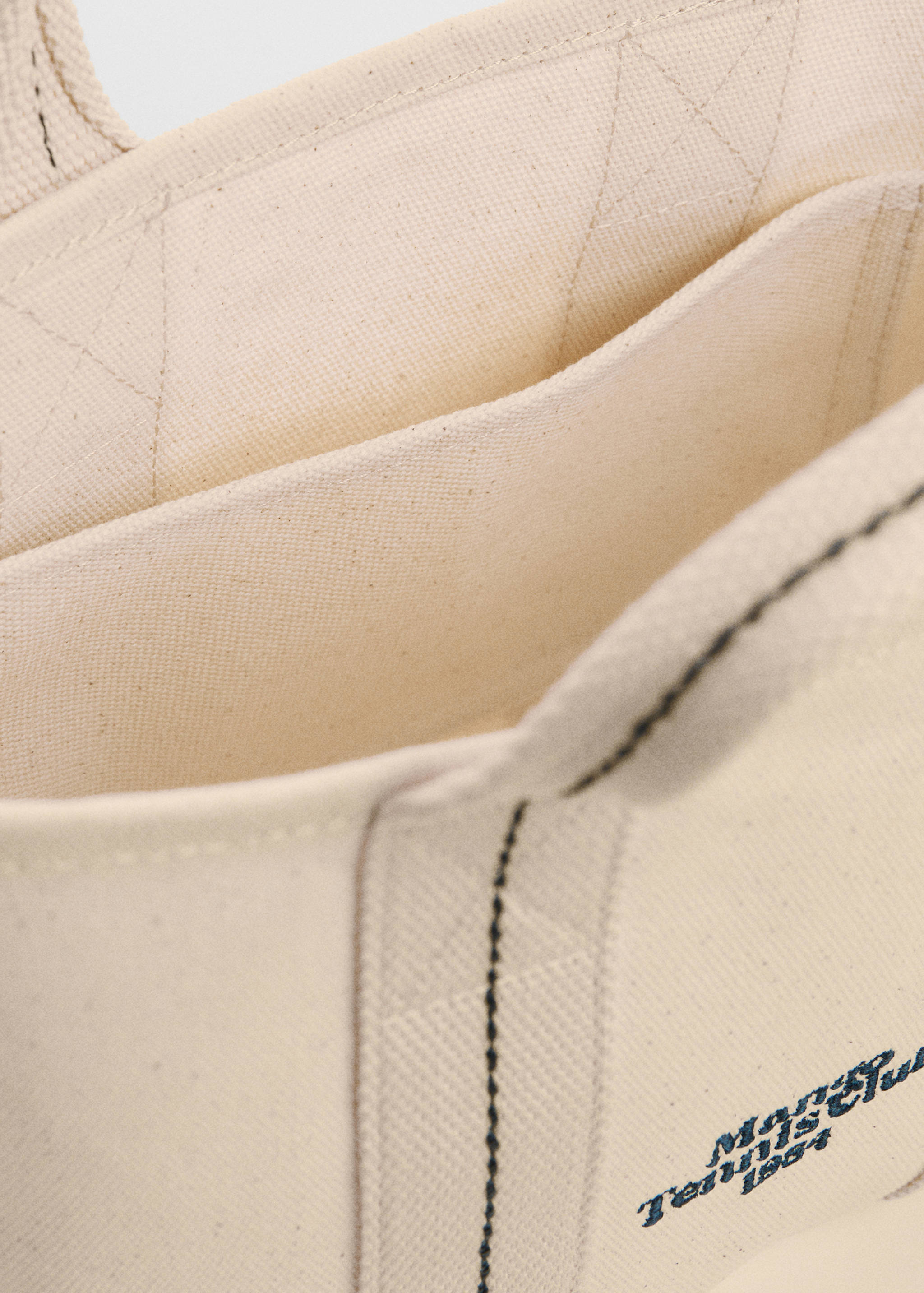 Contrasting shopper bag - Details of the article 1