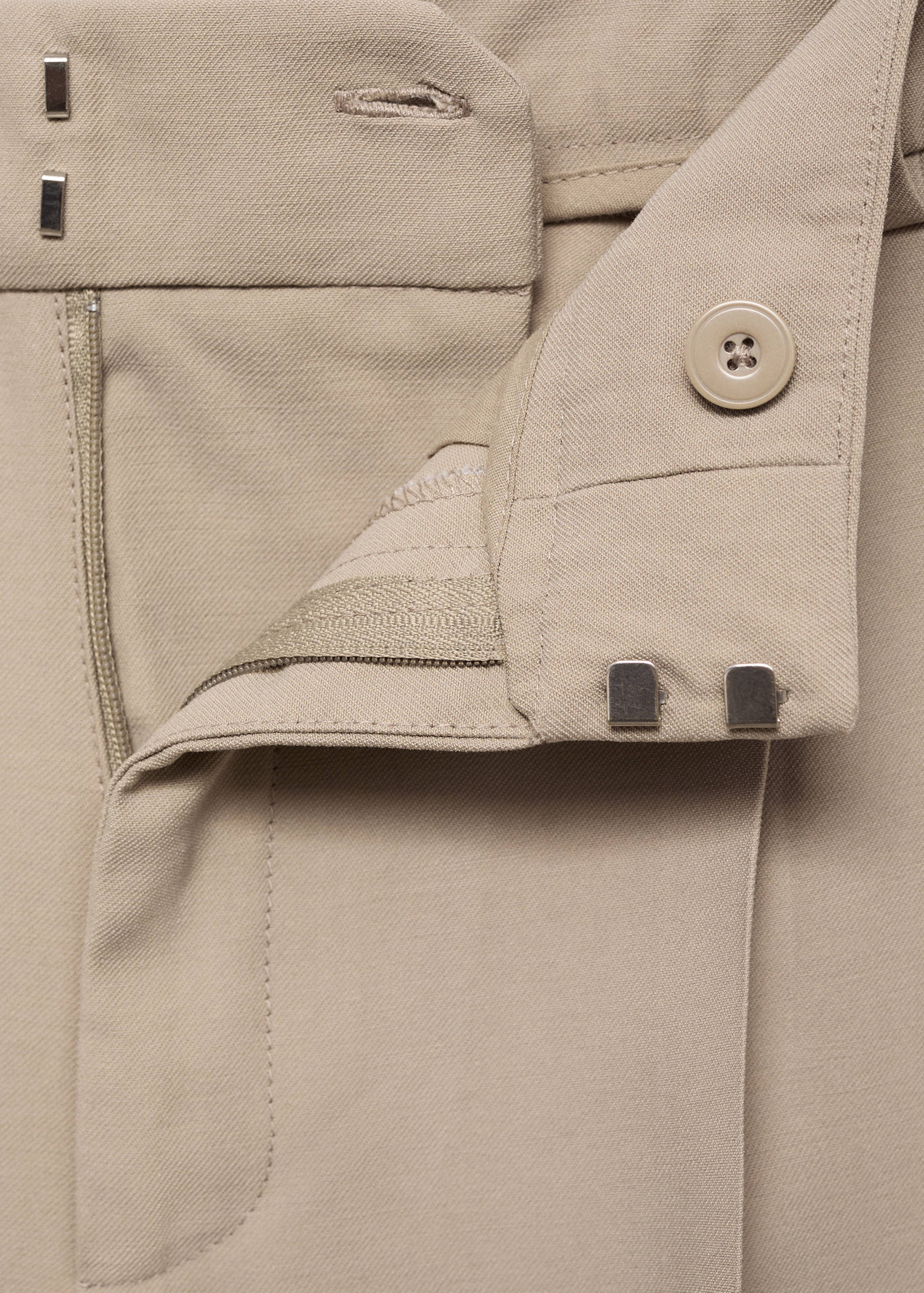 Straight-fit pleated trousers - Details of the article 8