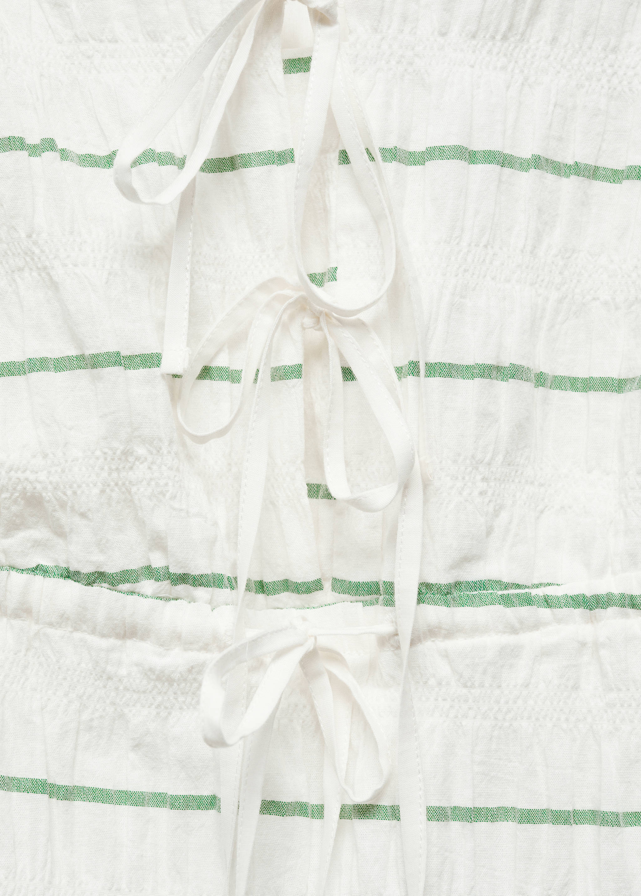 Bow striped dress - Details of the article 8