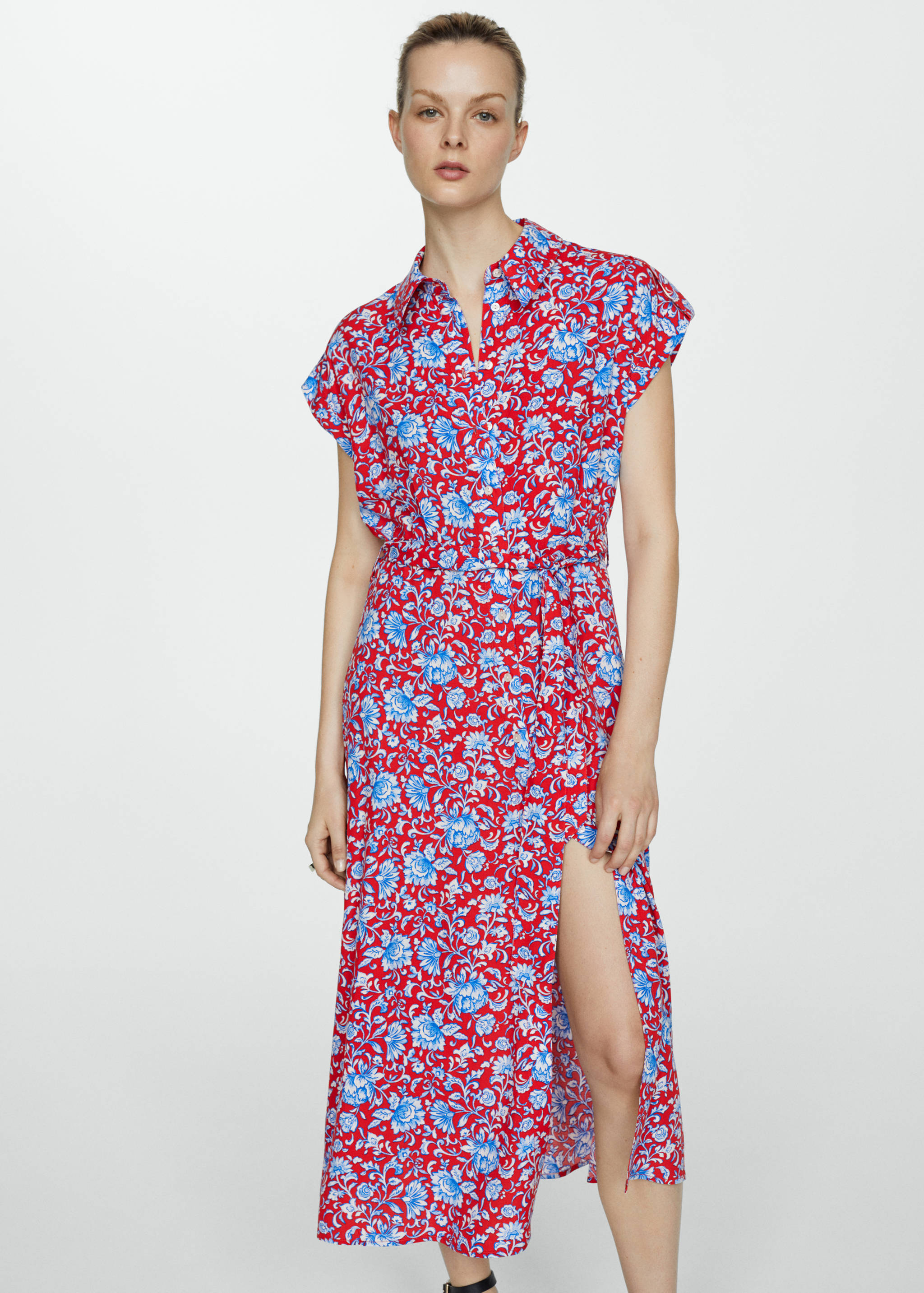 Bow shirt dress - Medium plane