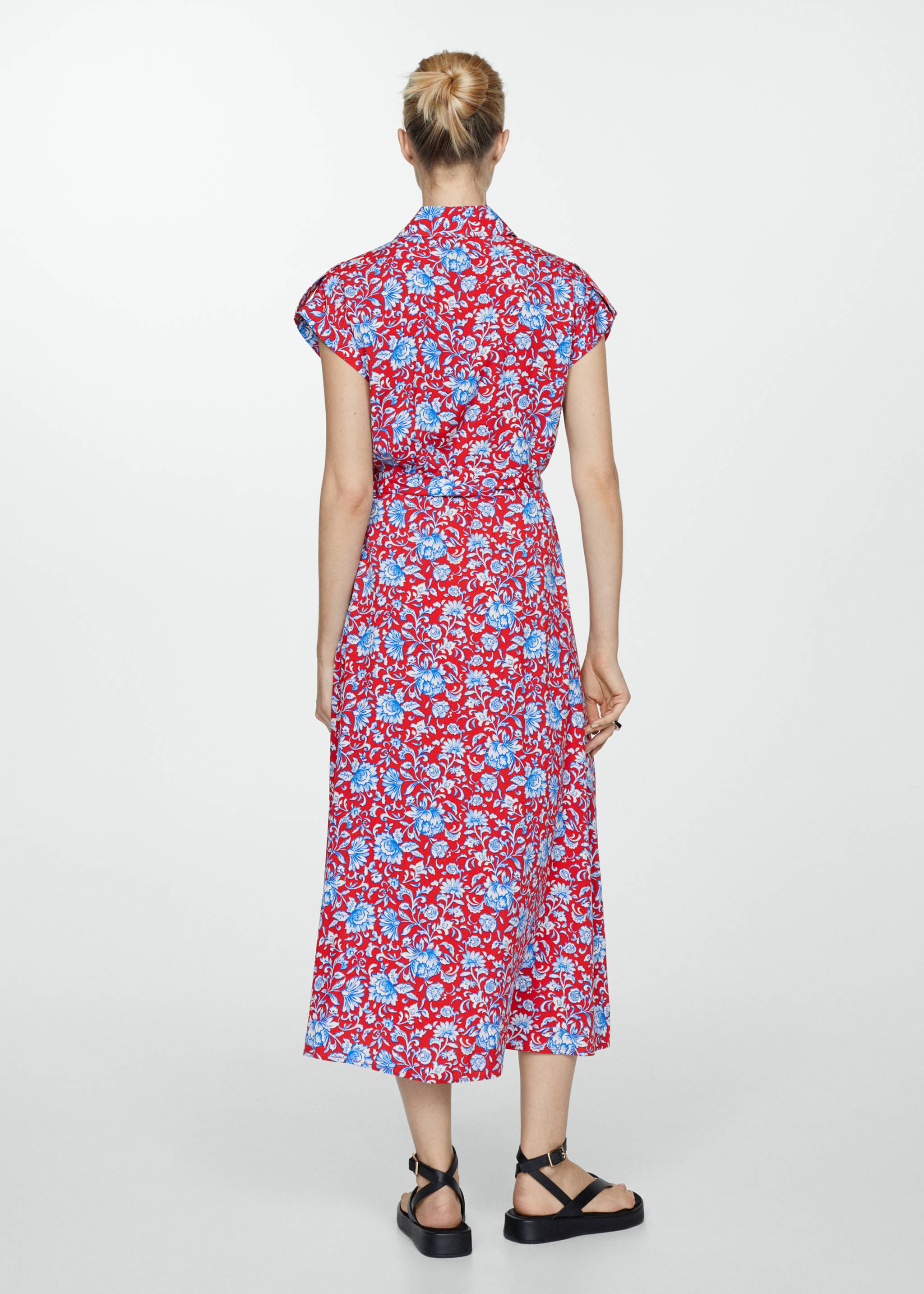 Bow shirt dress - Reverse of the article