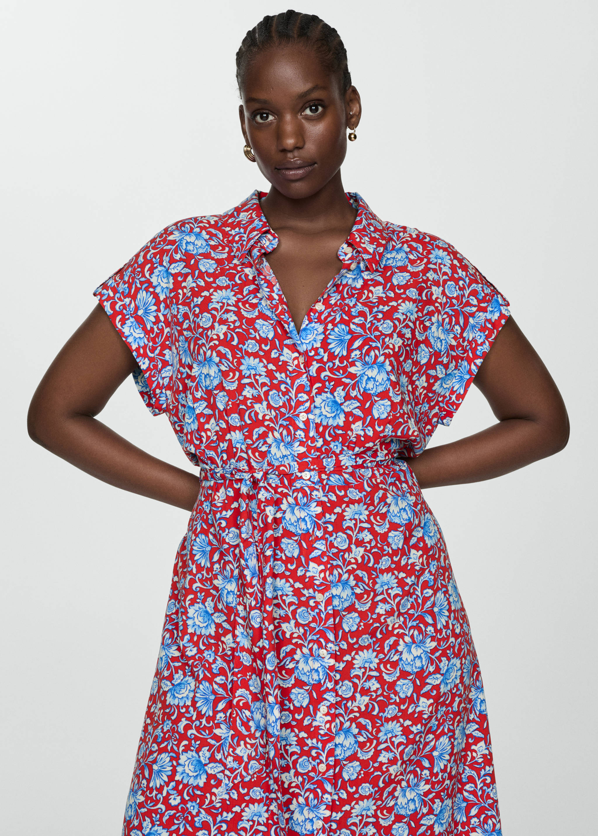 Bow shirt dress - Details of the article 5
