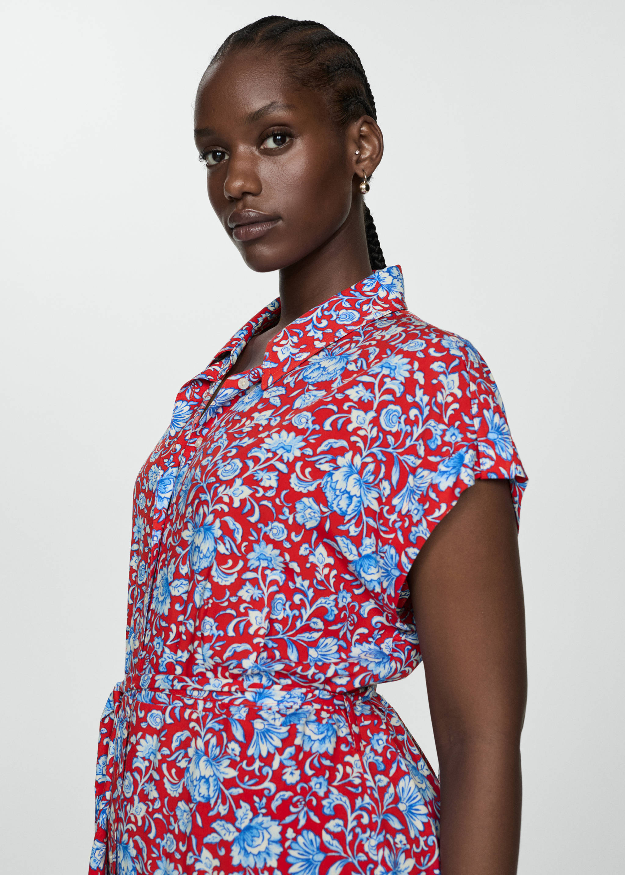 Bow shirt dress - Details of the article 4