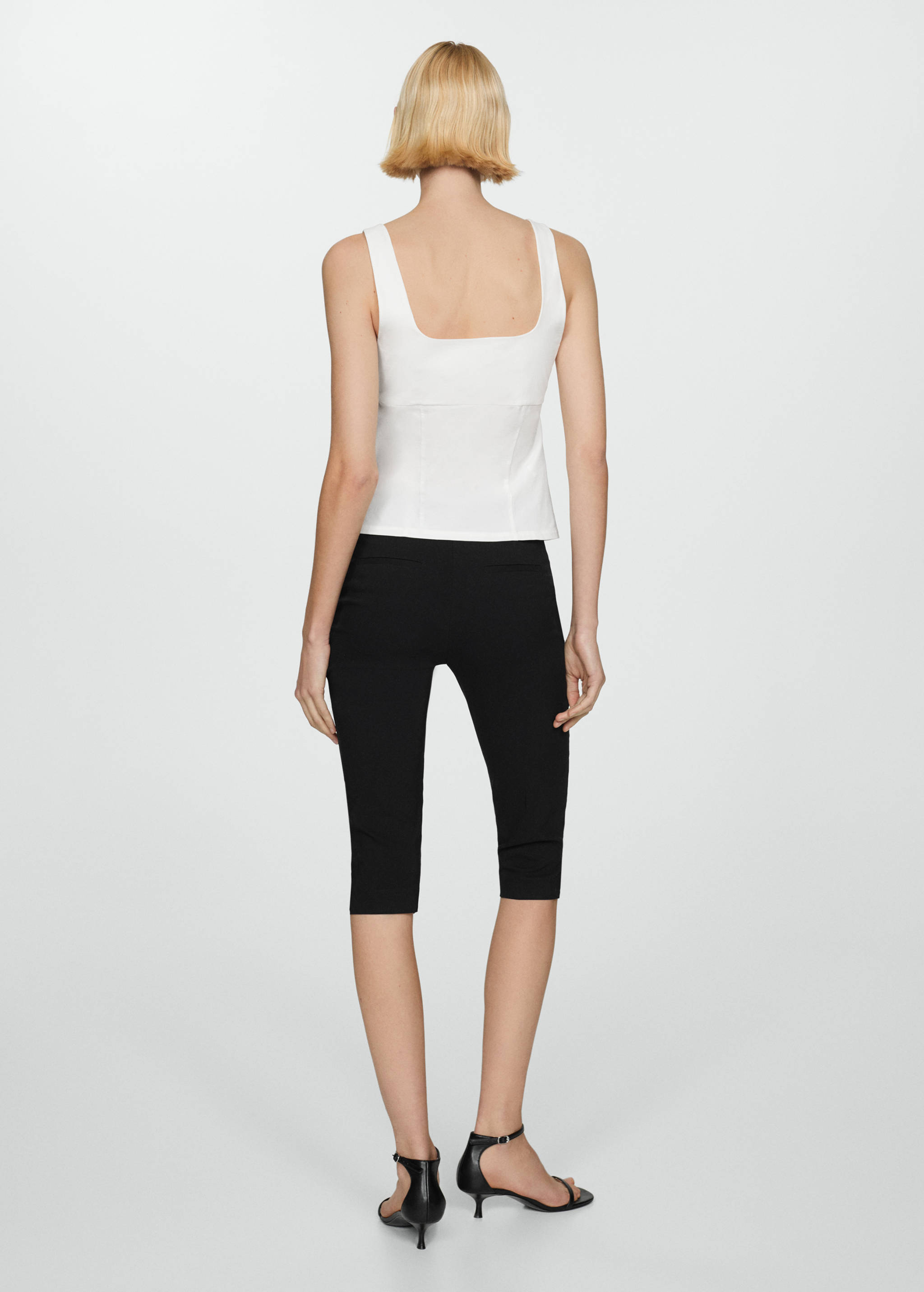 Топ на бретельках с молнией - Деталь изделия 1