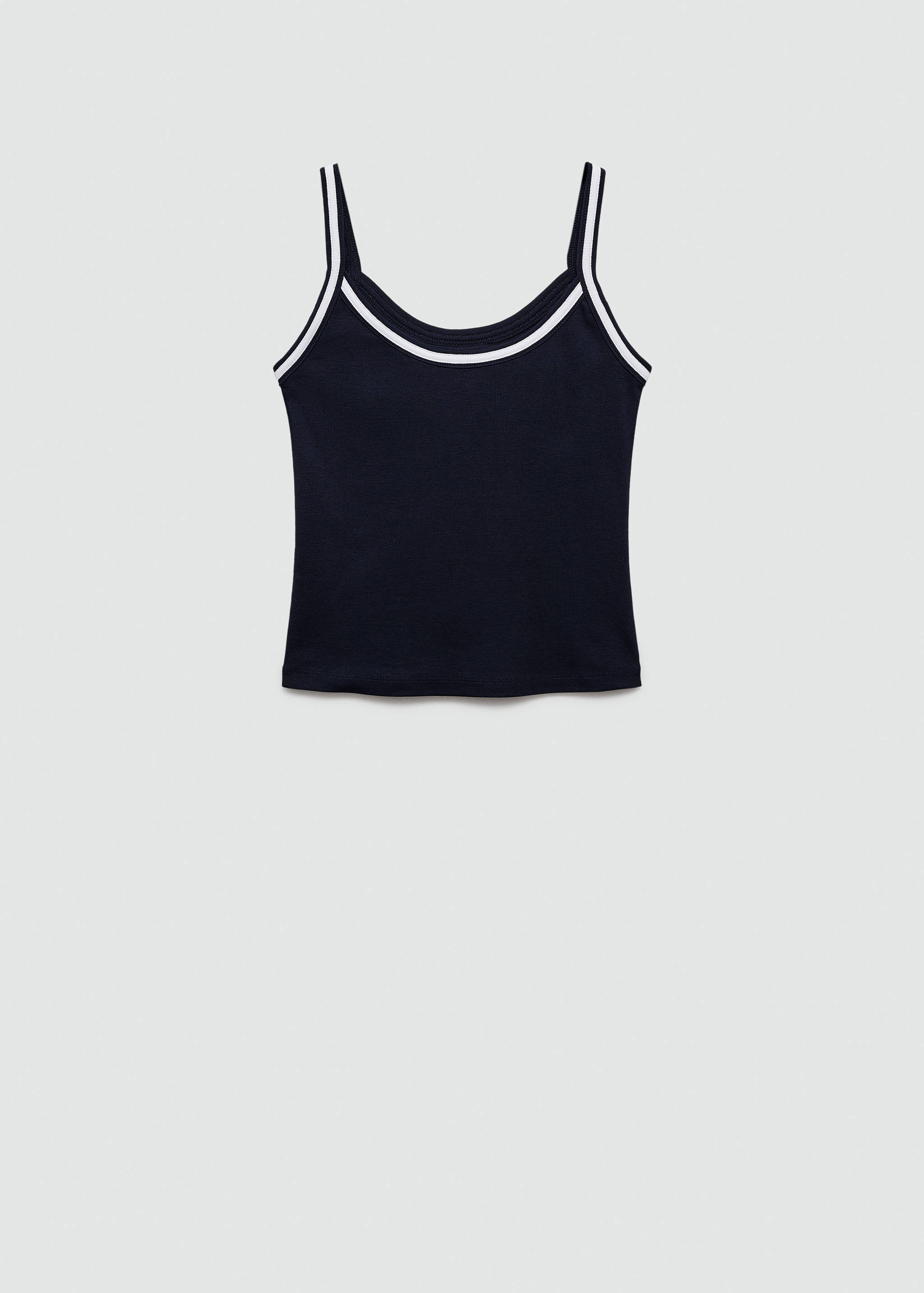 Combined knitted top with straps - Article without model