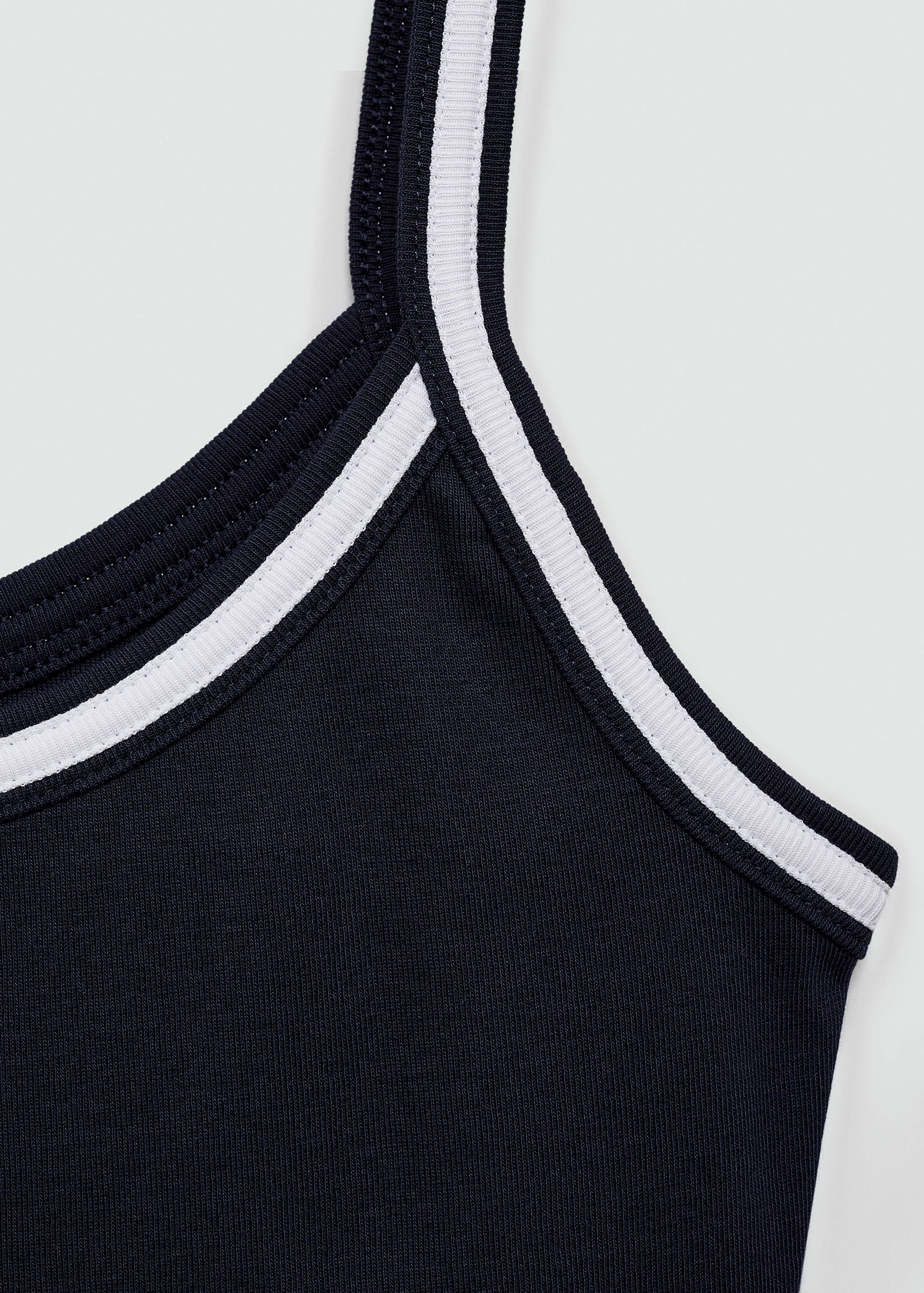 Combined knitted top with straps - Details of the article 8