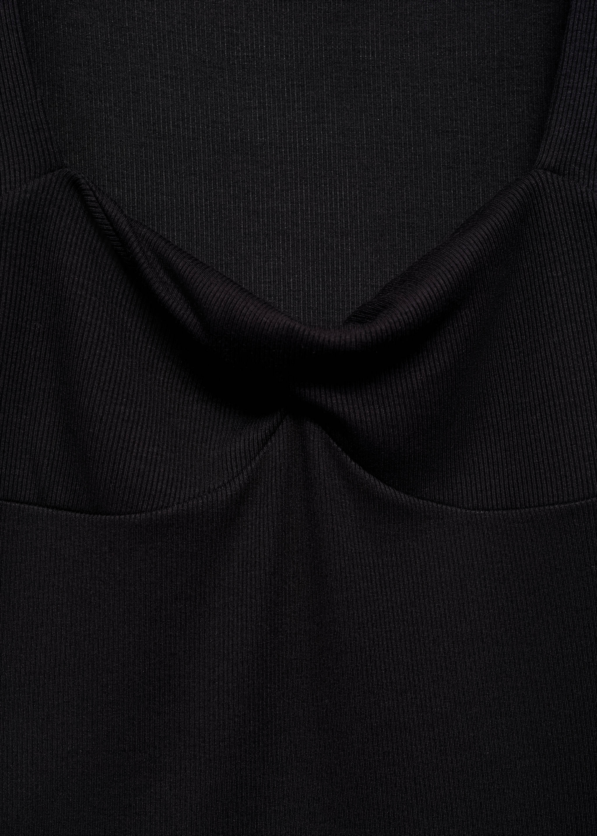 Camiseta escote drapeado - Detalle del artículo 8