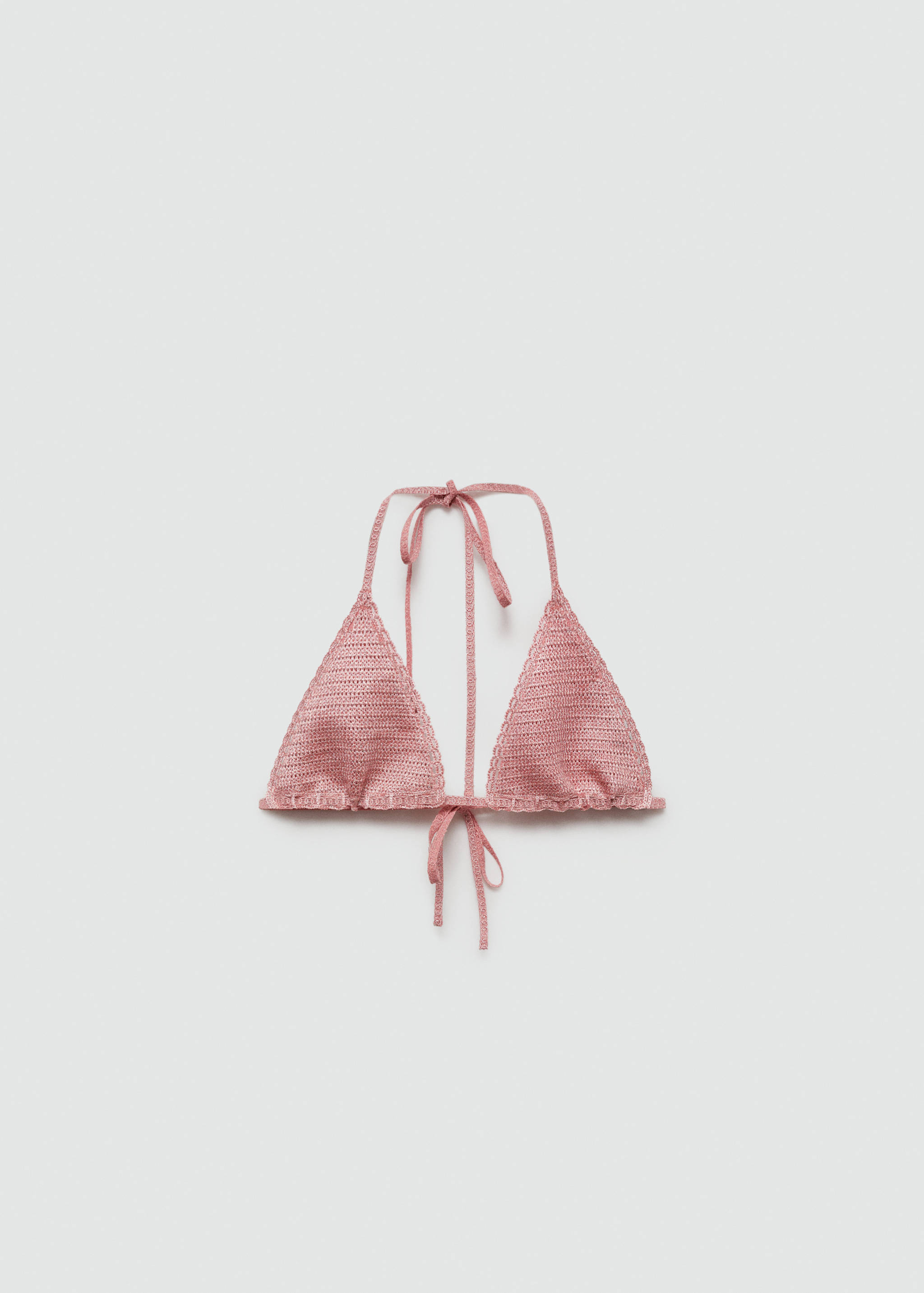 Top bikini crochet metalizado - Artículo sin modelo