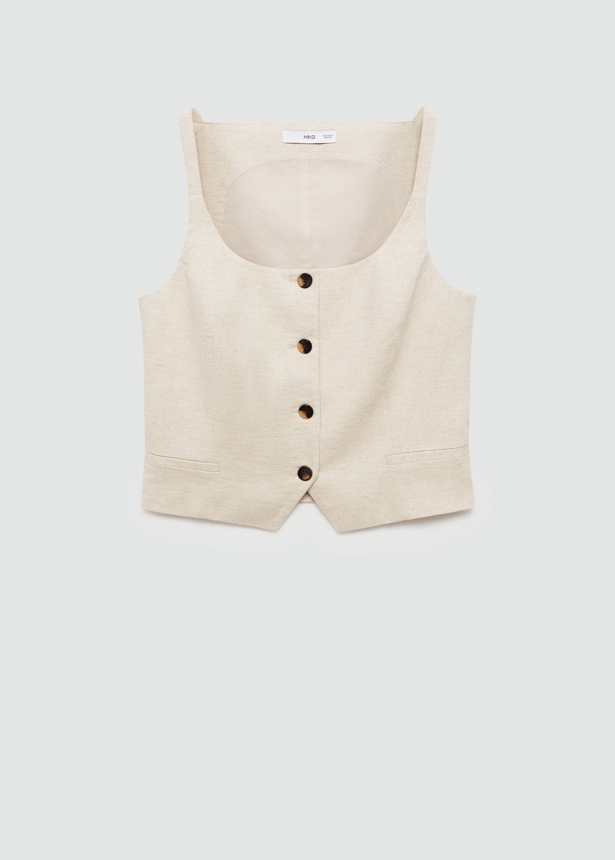 Top coton boutons - Article sans modèle